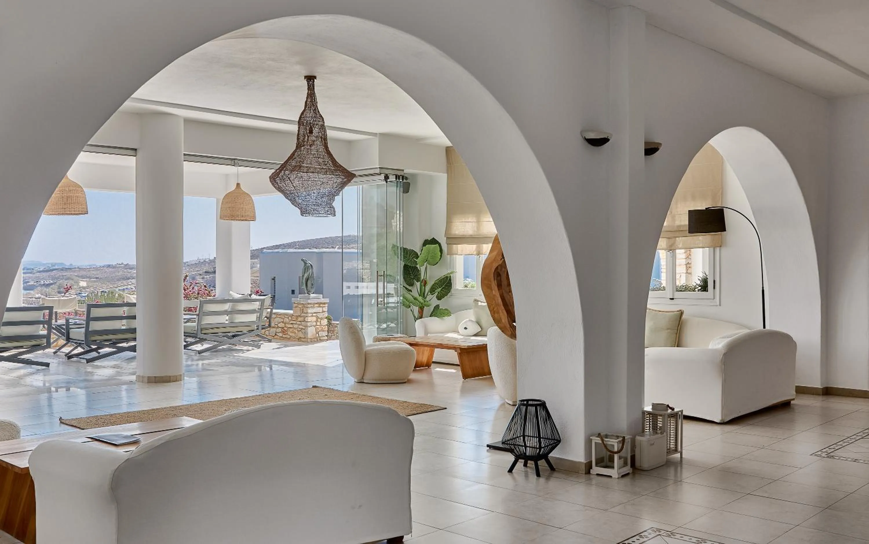 Living room in Paros Agnanti Resort & Spa