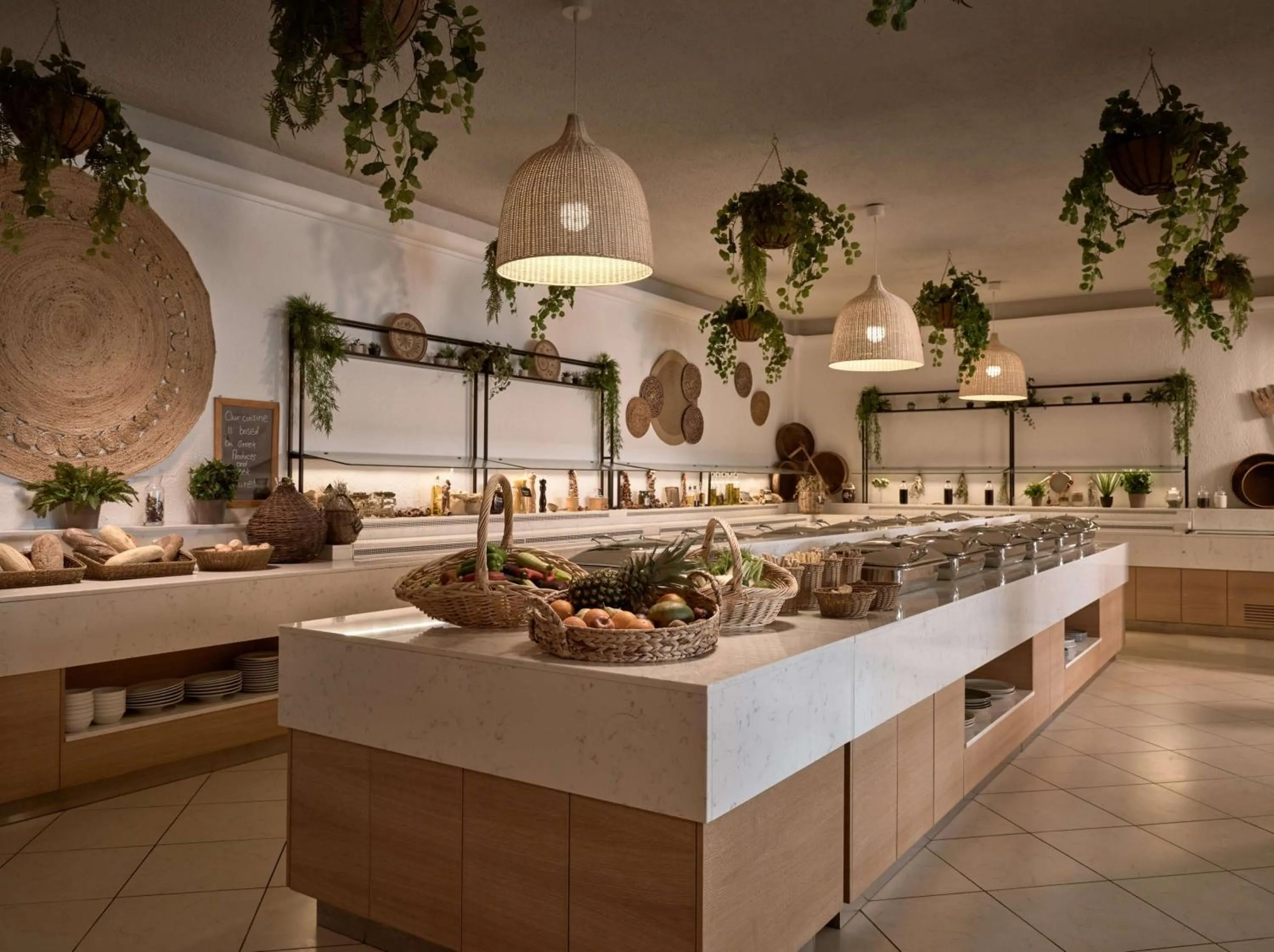 Restaurant/places to eat in Elounda Palm Hotel & Suites