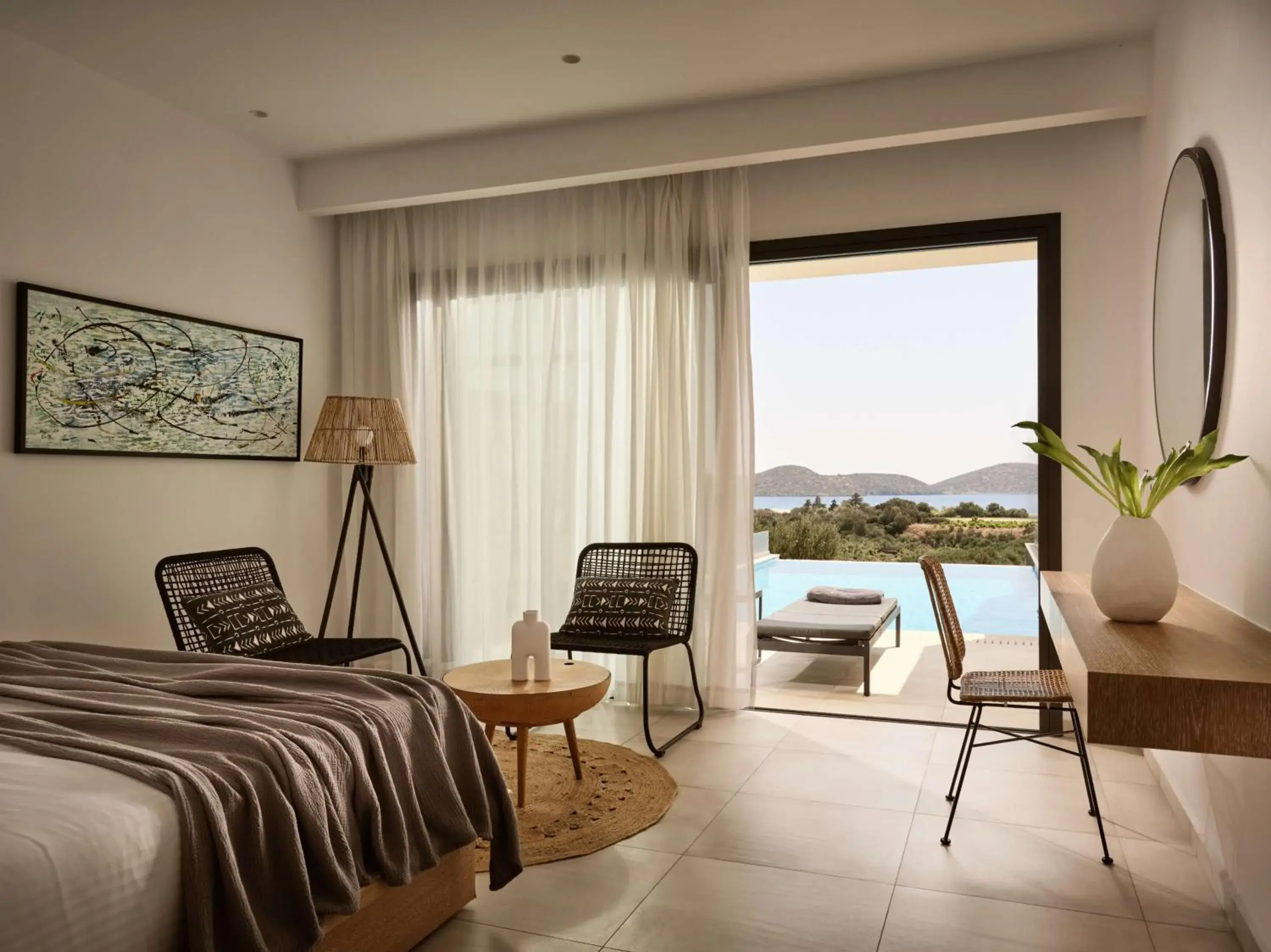 Deluxe Infinity Suite with Private Pool in Elounda Palm Hotel & Suites Deluxe Infinity Suite with Private Pool in Elounda Palm Hotel & Suites