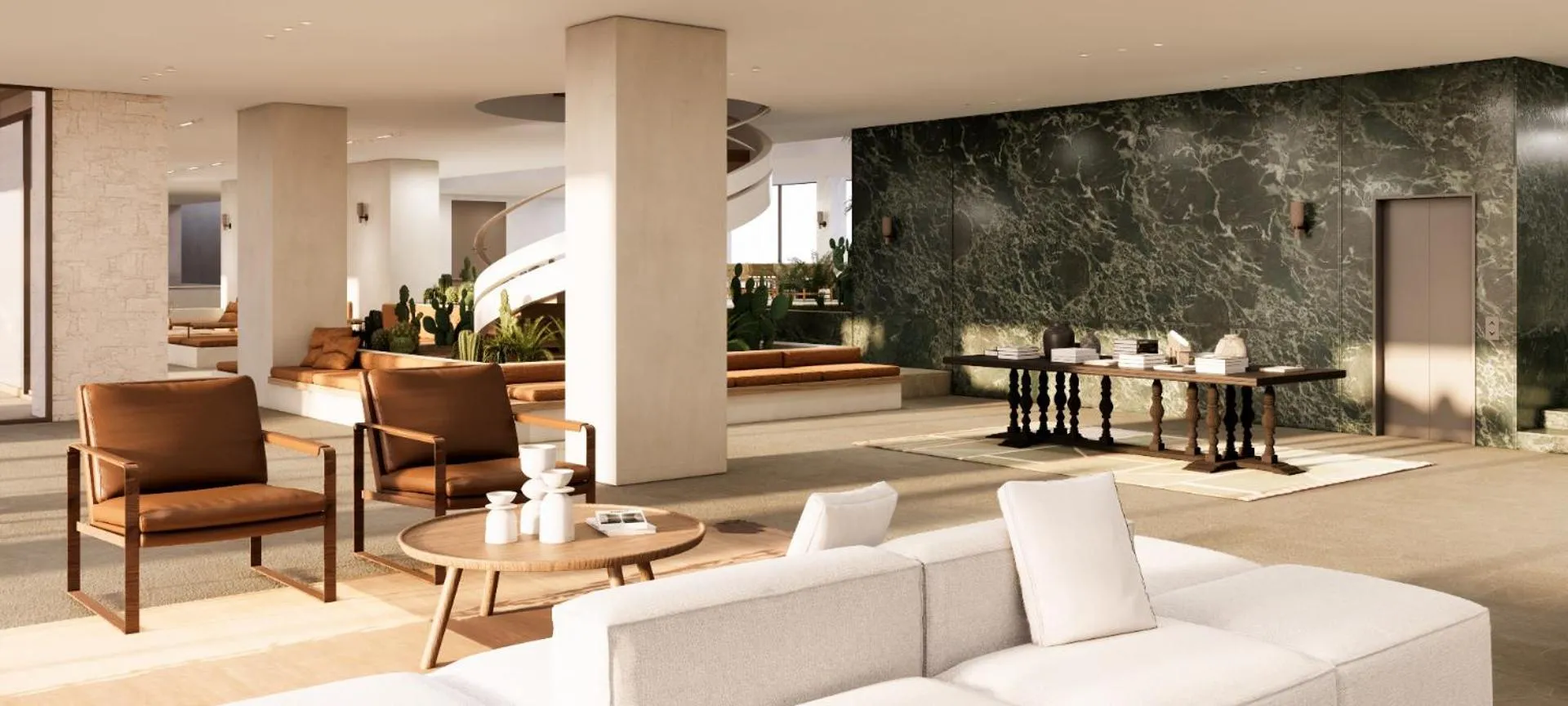 Lobby or reception in Tinos Beach Hotel