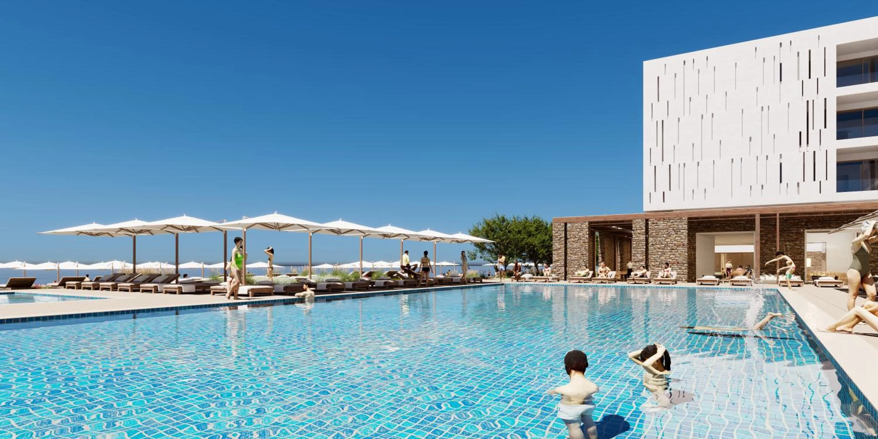Beach in Tinos Beach Hotel