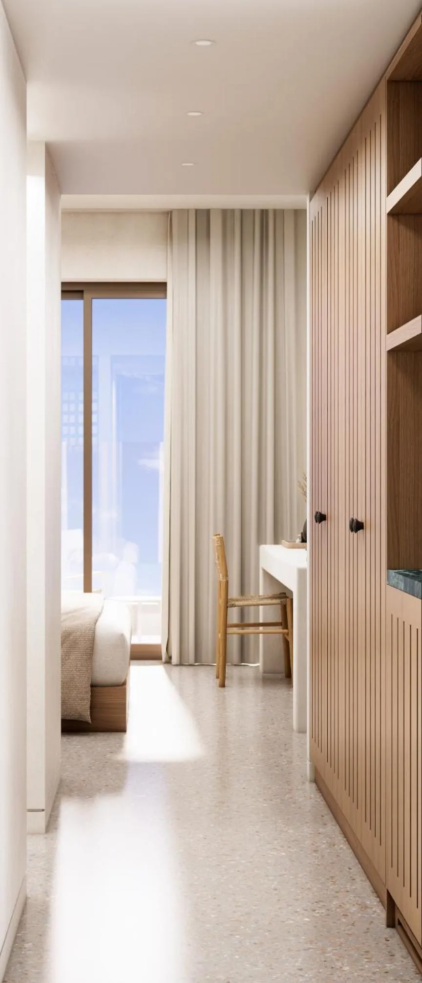 Bedroom, Bed in Tinos Beach Hotel