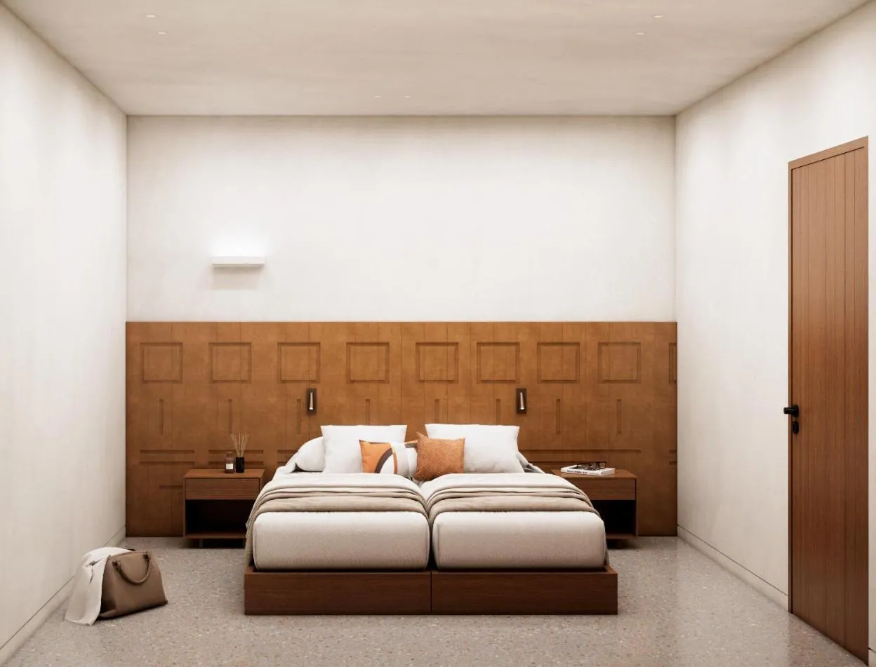 Bedroom, Bed in Tinos Beach Hotel
