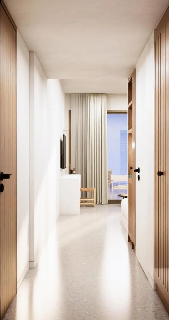 Bedroom in Tinos Beach Hotel