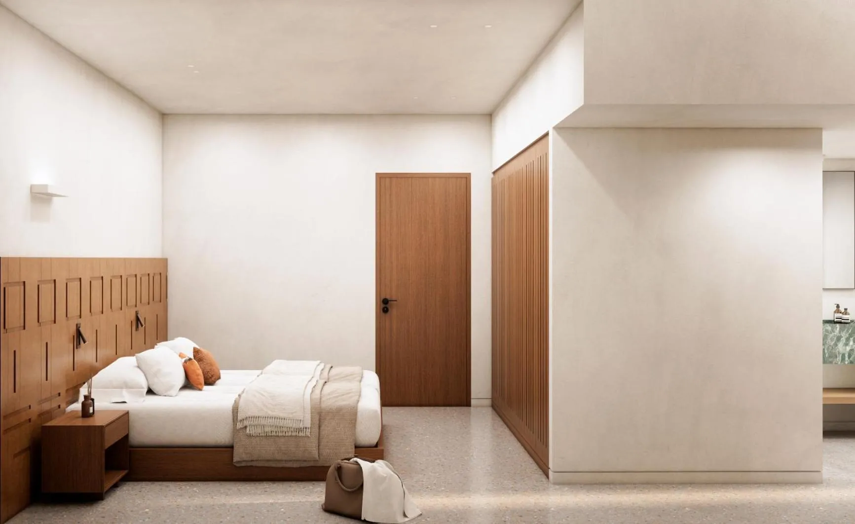 Bedroom, Bed in Tinos Beach Hotel