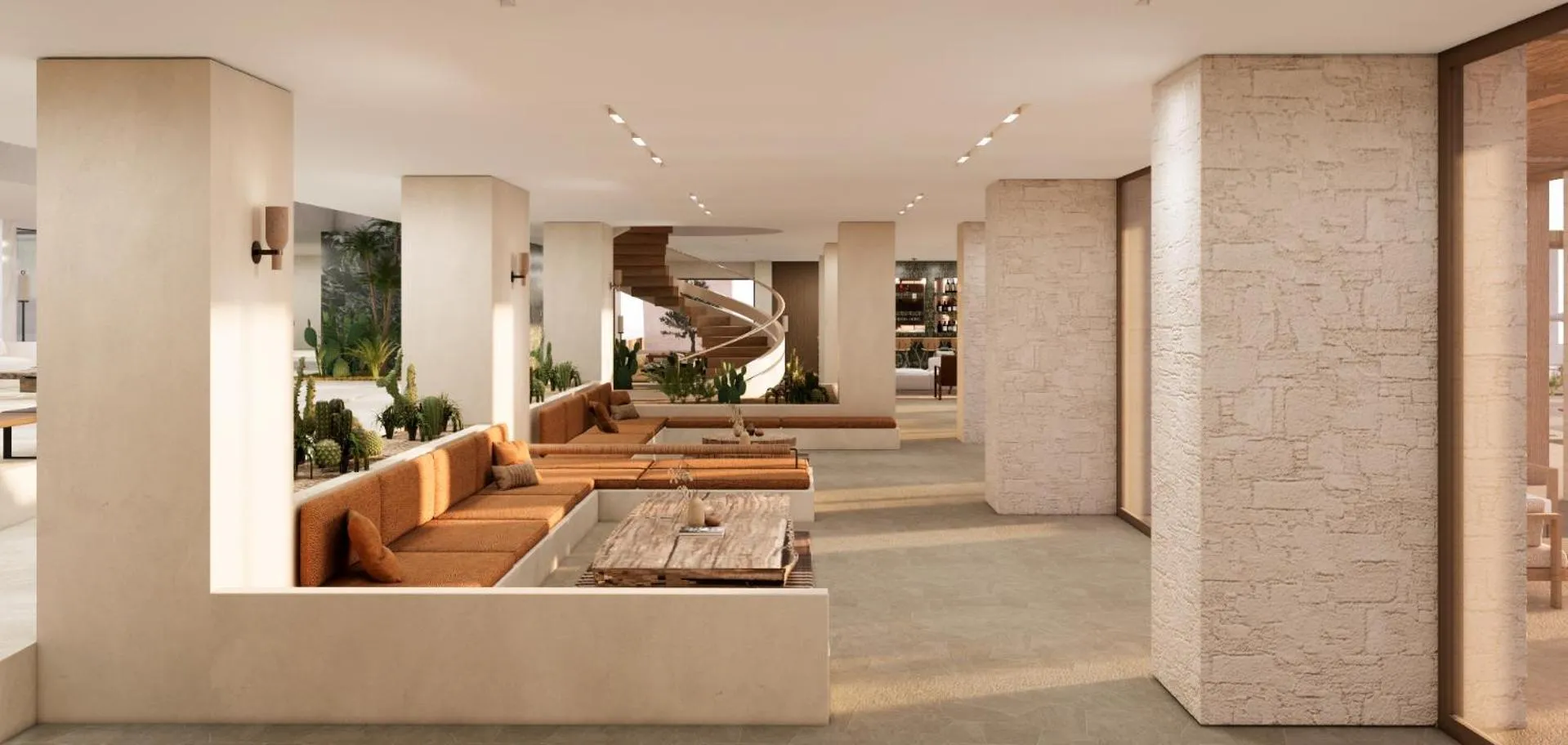 Lobby or reception in Tinos Beach Hotel