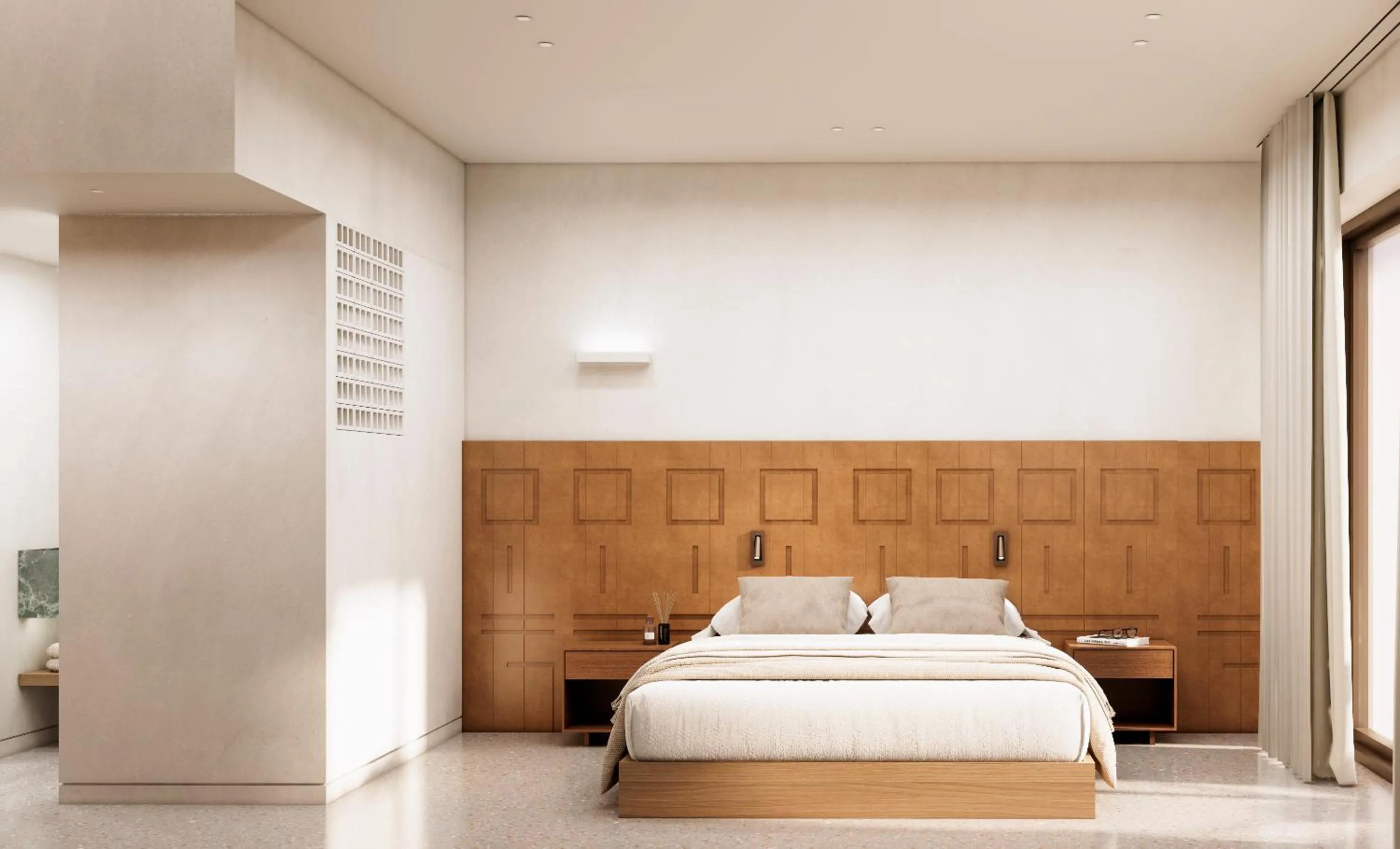 Bedroom, Bed in Tinos Beach Hotel