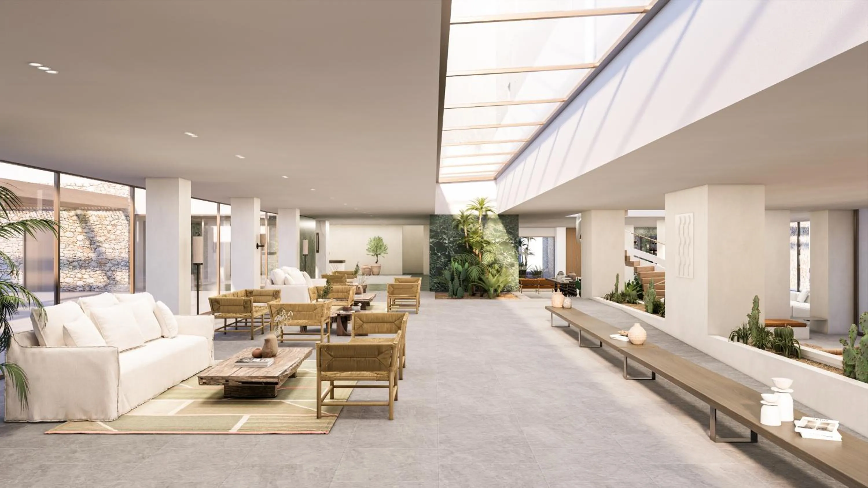 Lobby or reception in Tinos Beach Hotel