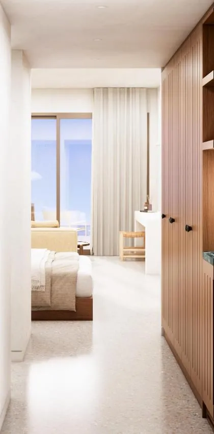 Bedroom, Bed in Tinos Beach Hotel