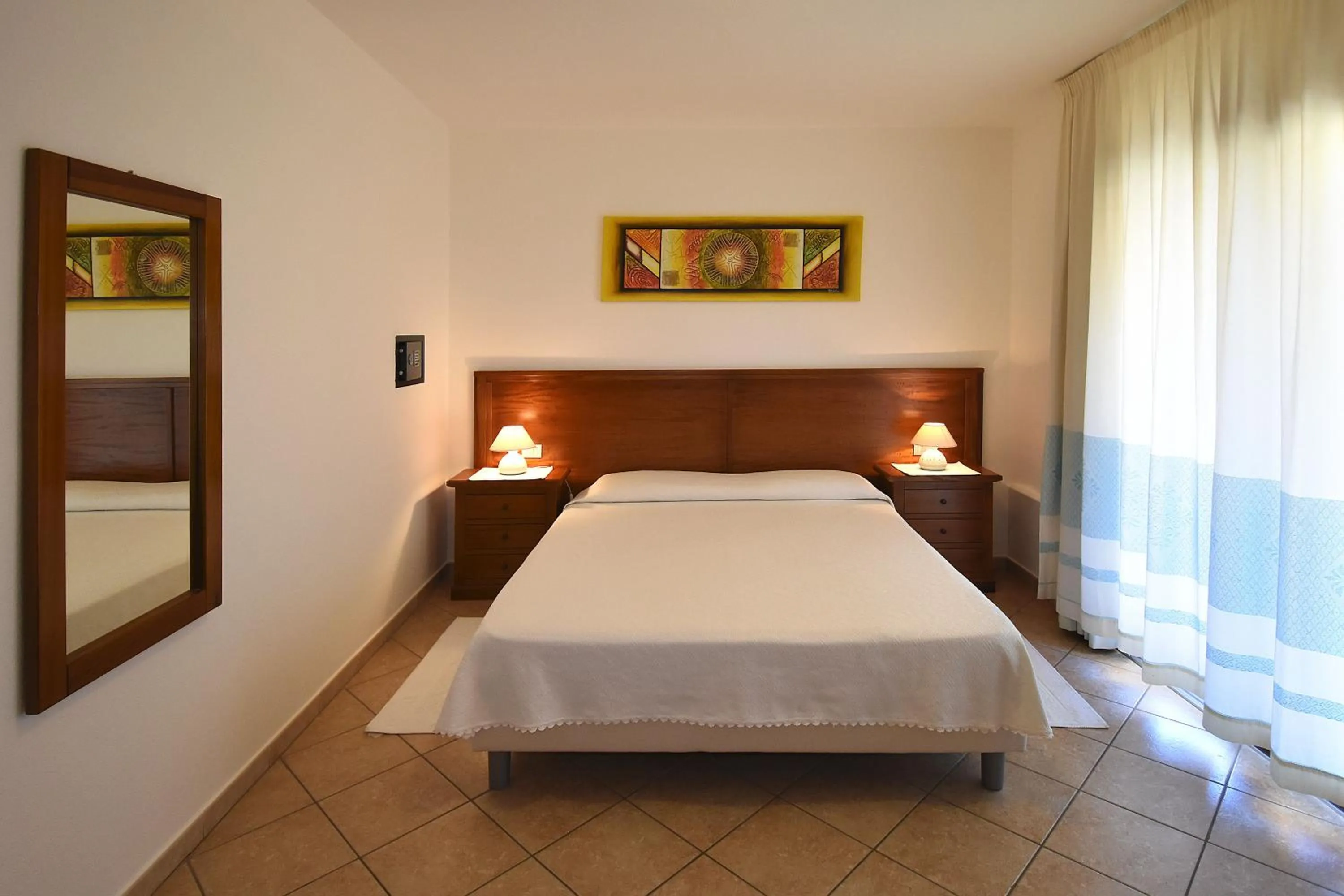 Bed in Hotel Il Girasole