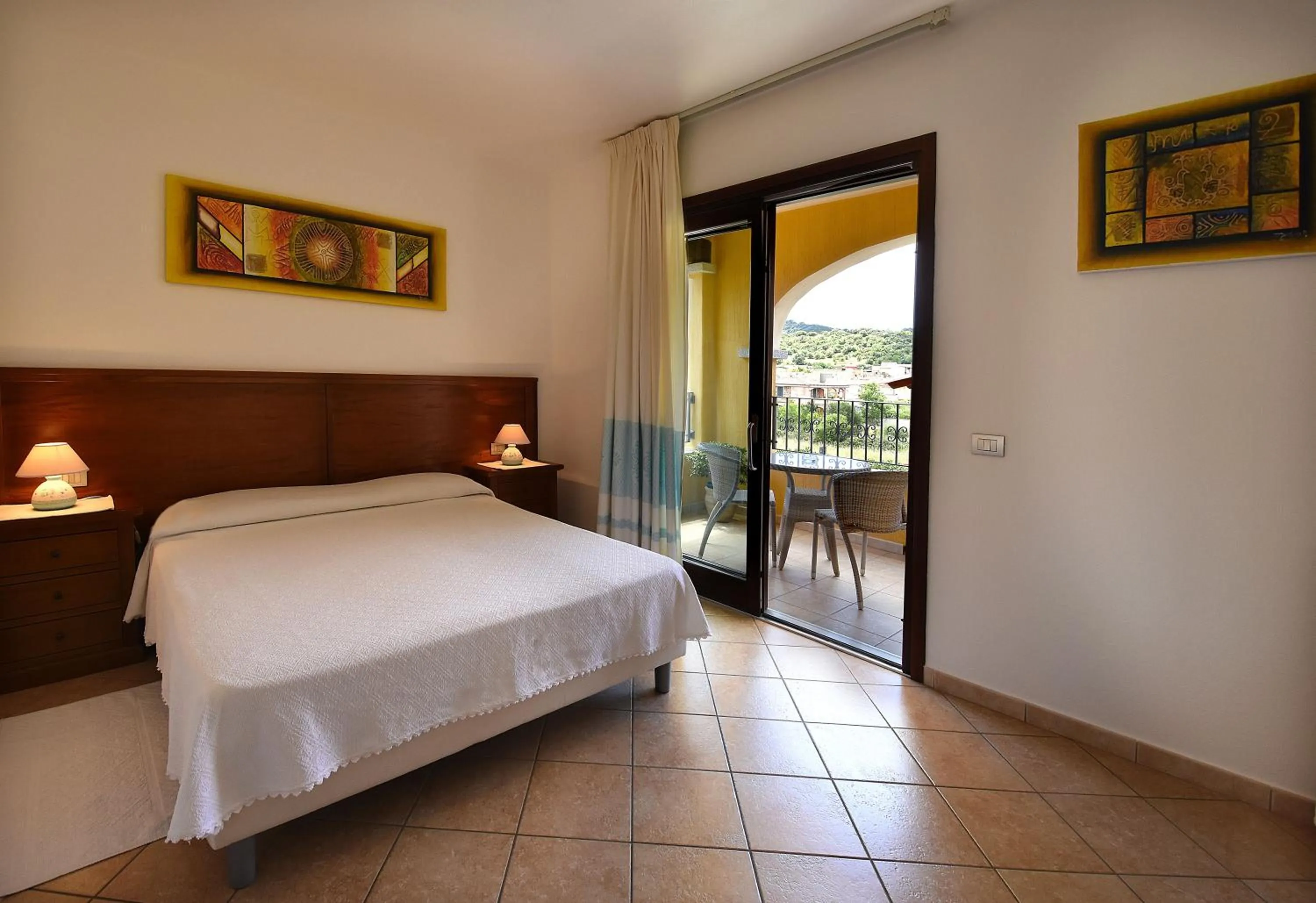 Bed in Hotel Il Girasole