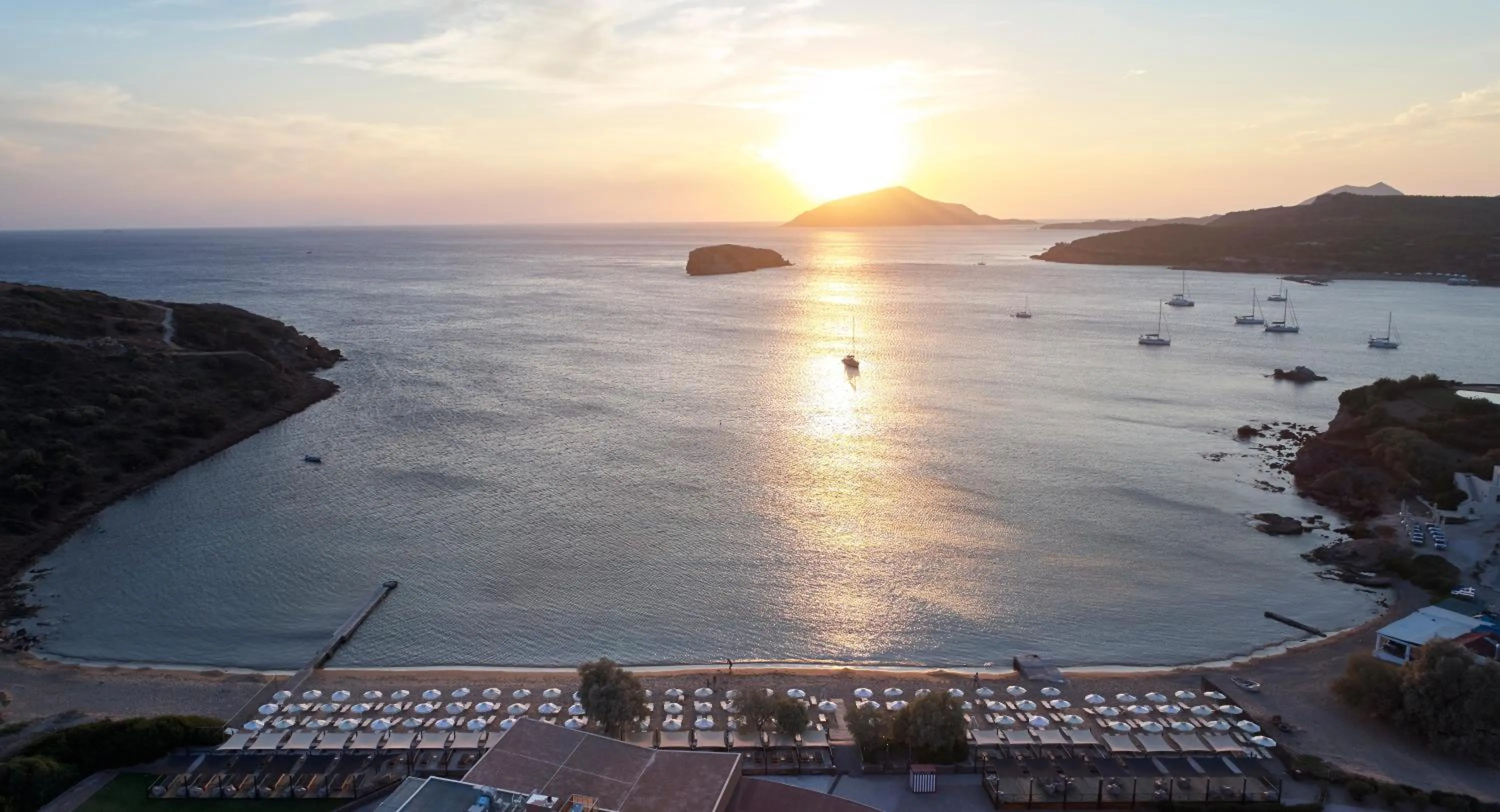 Bird's eye view in Aegeon Beach Hotel