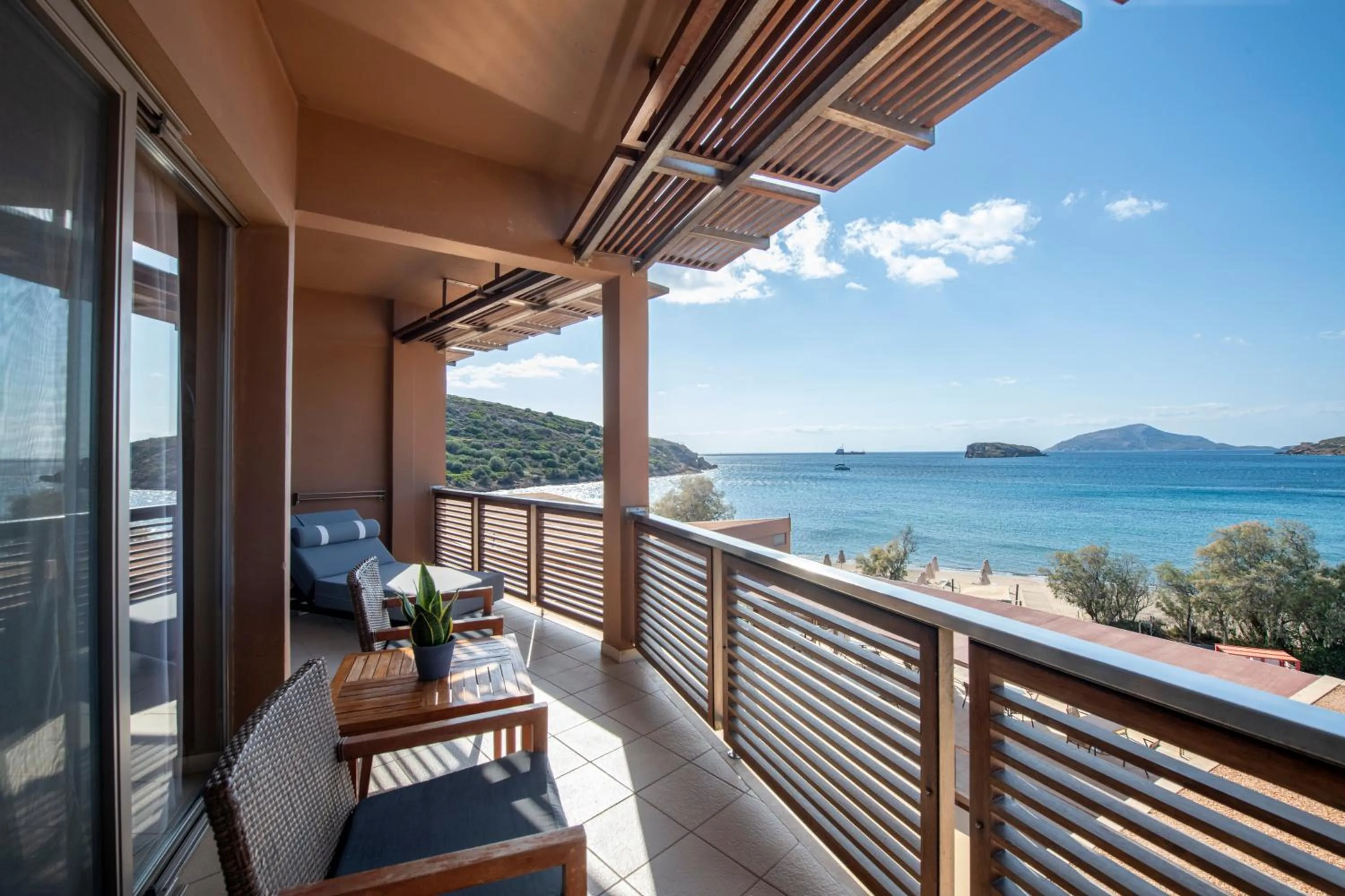 Sea view in Aegeon Beach Hotel