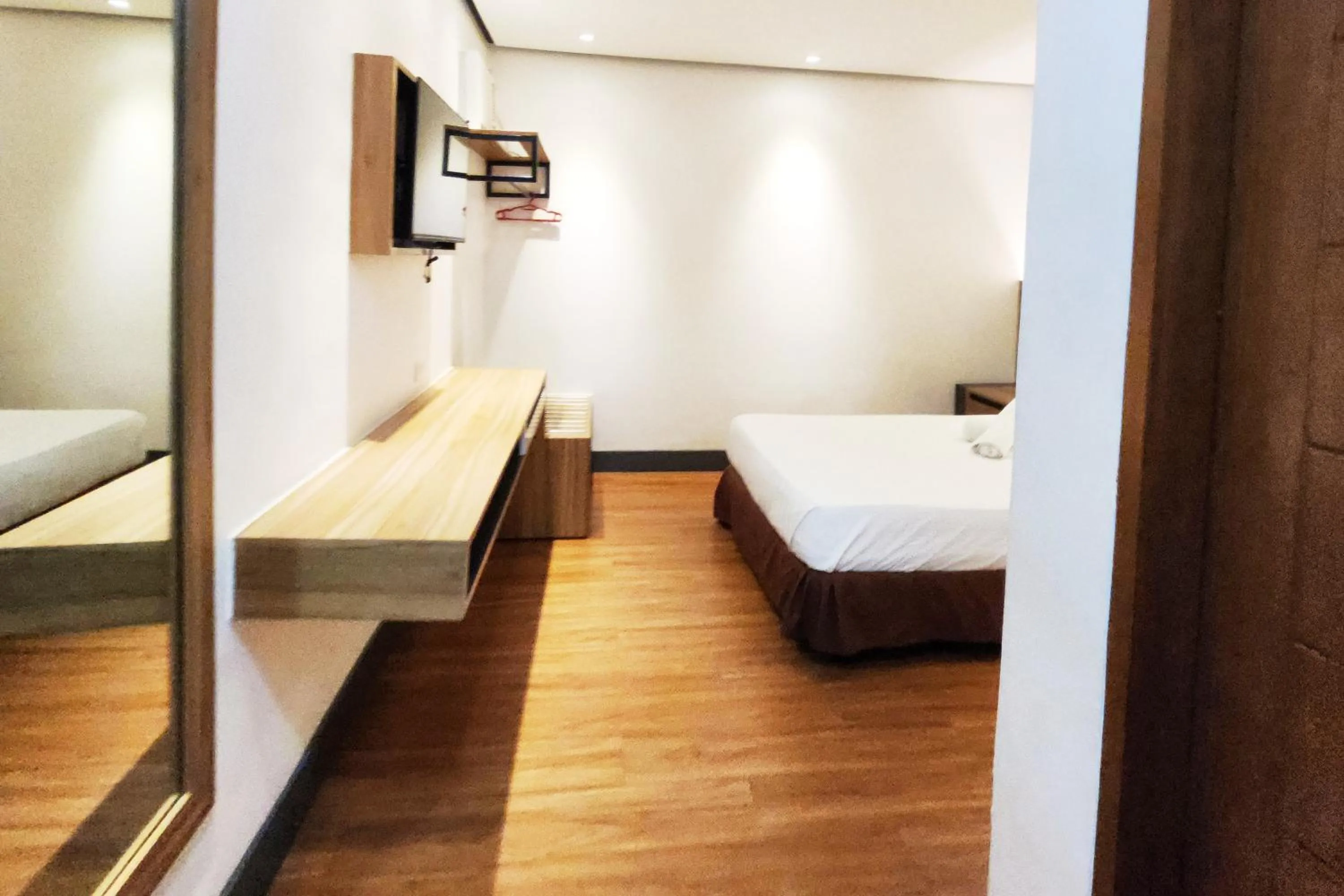 Bed in Boulevard Pension Hotel Cebu