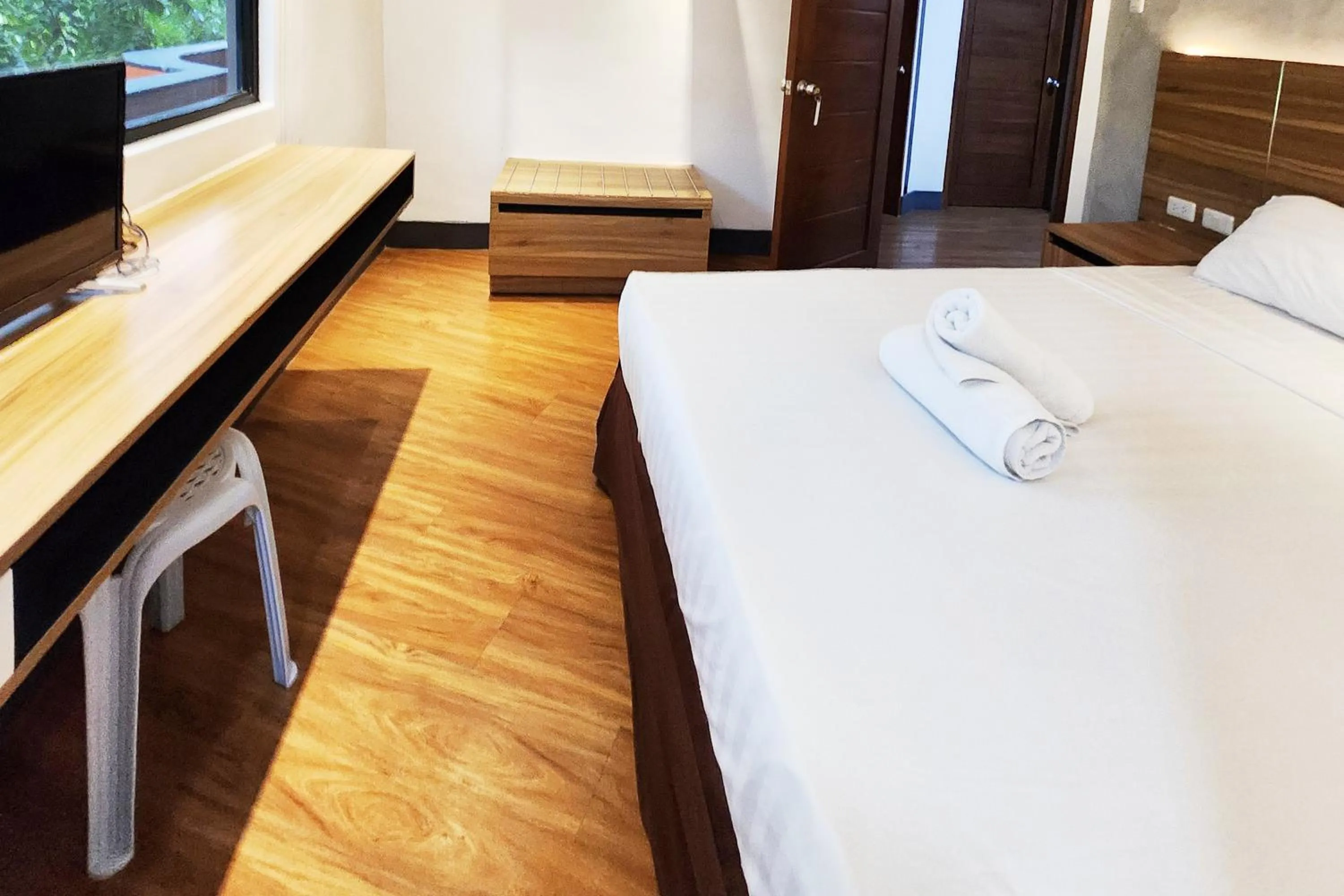 Bed in Boulevard Pension Hotel Cebu