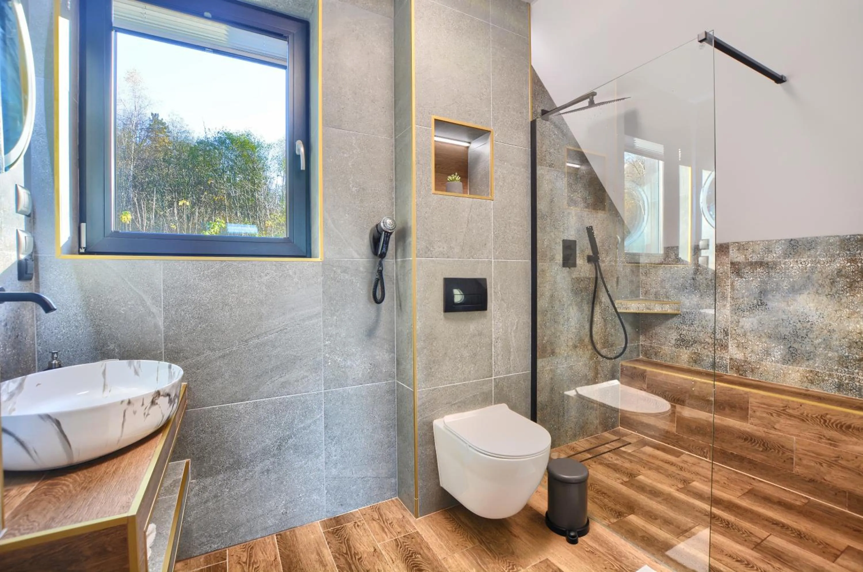 Shower in Santa Angela Solina Resort & SPA