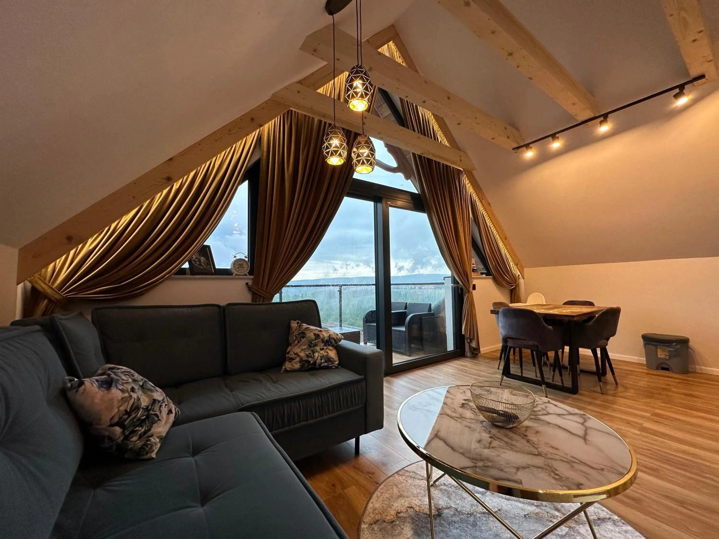 Living room in Santa Angela Solina Resort & SPA