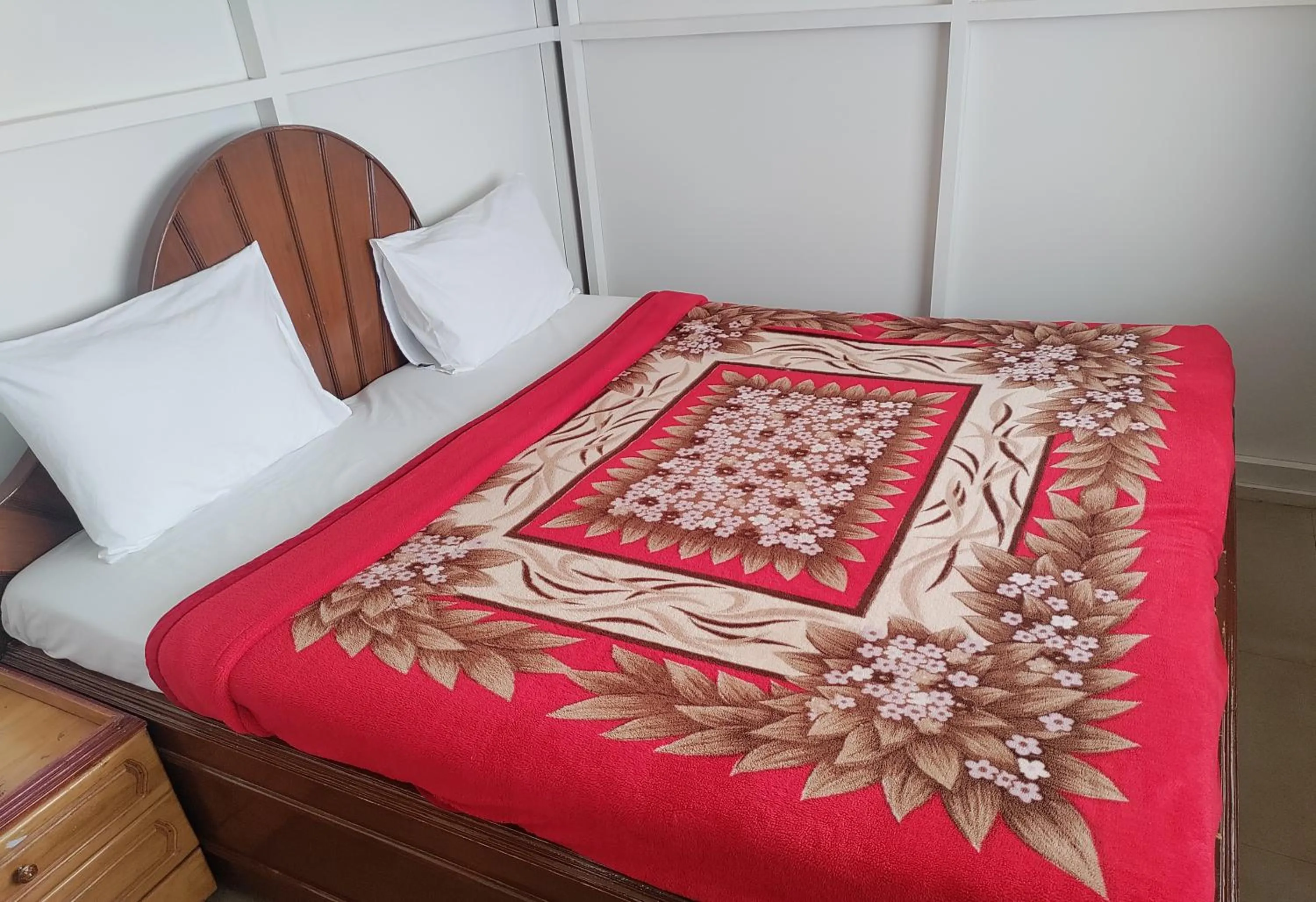 Bed in Hotel Temple Towers