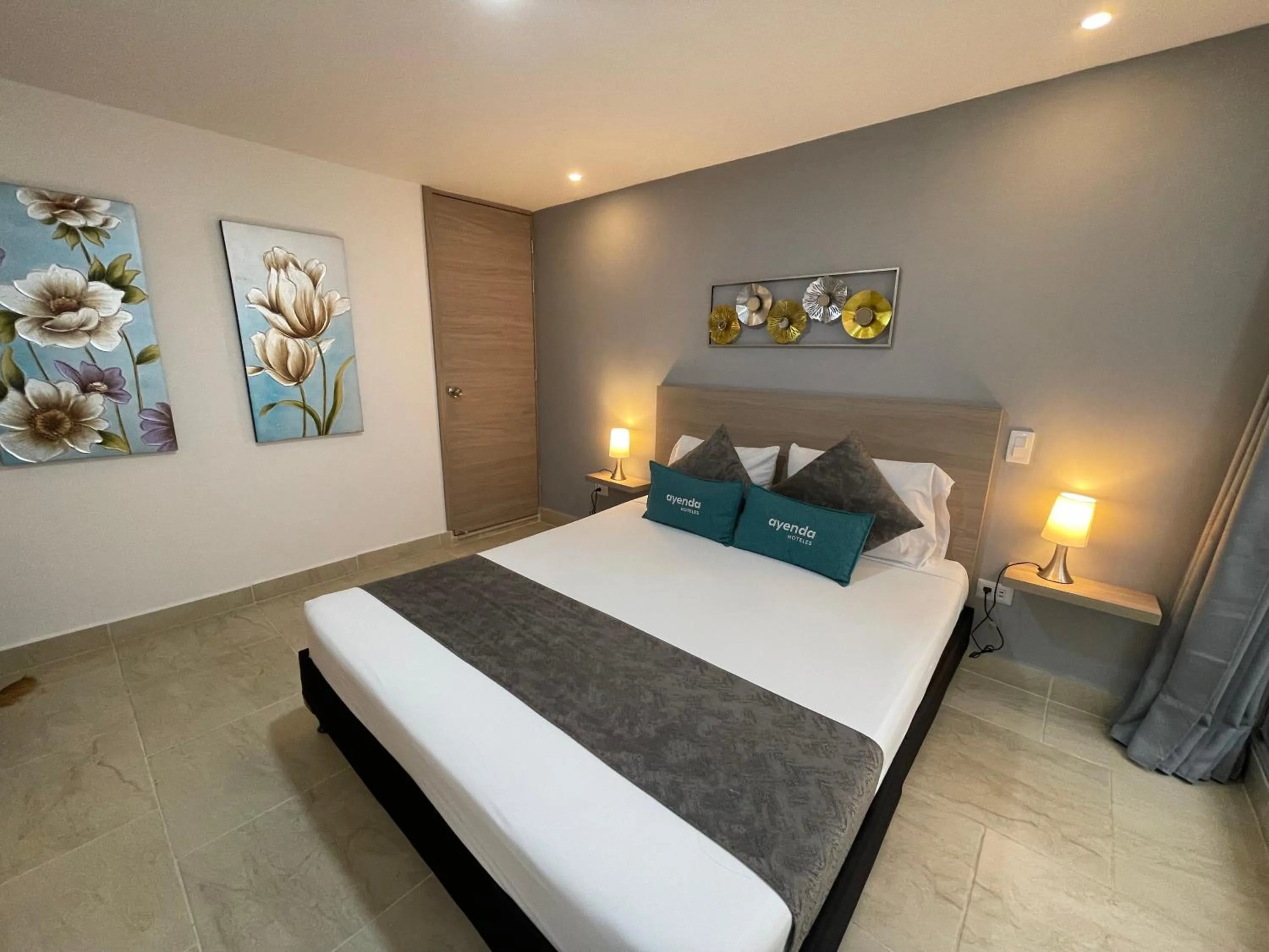 Bed in Hotel 12 Nights