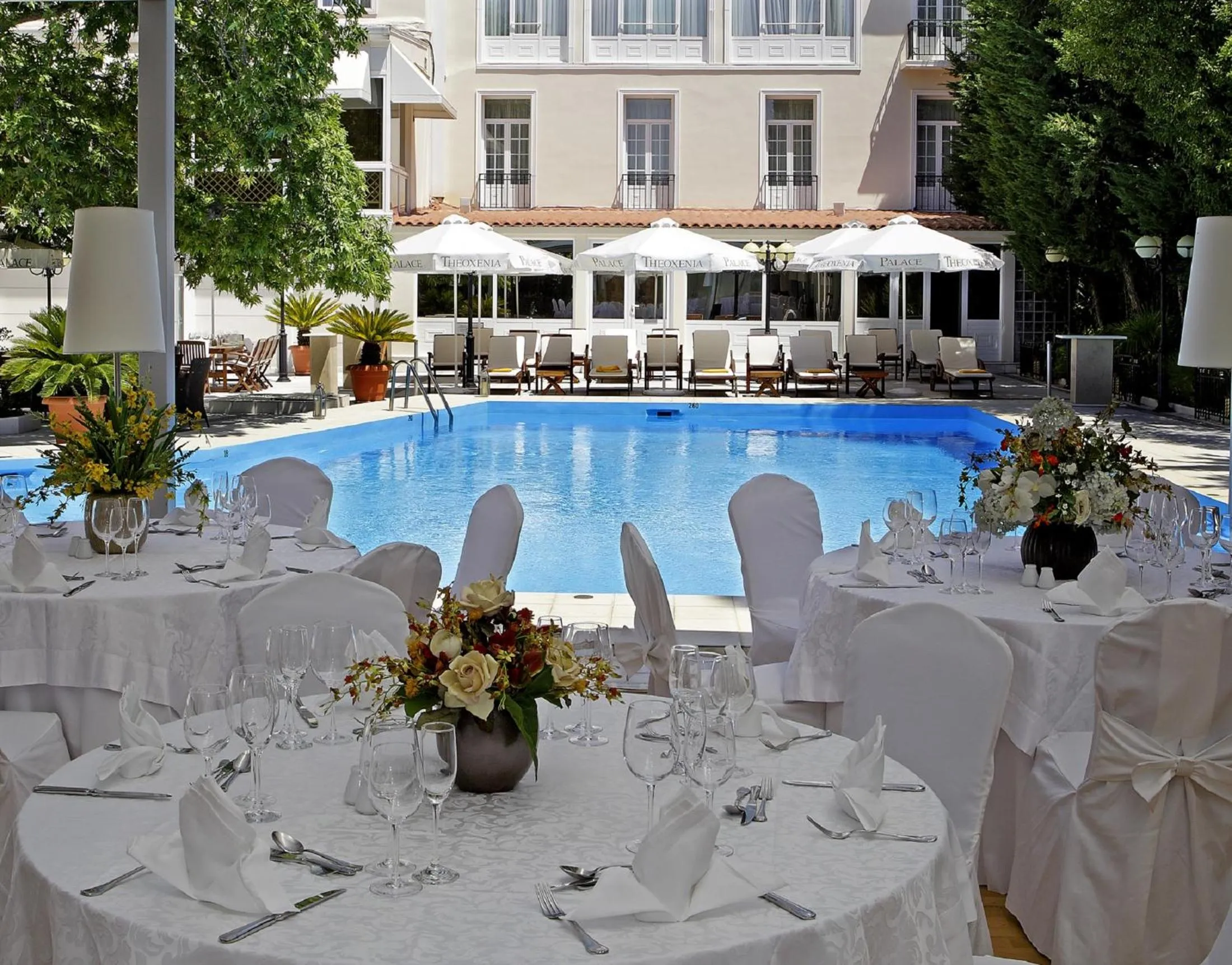 Swimming pool in Theoxenia Palace