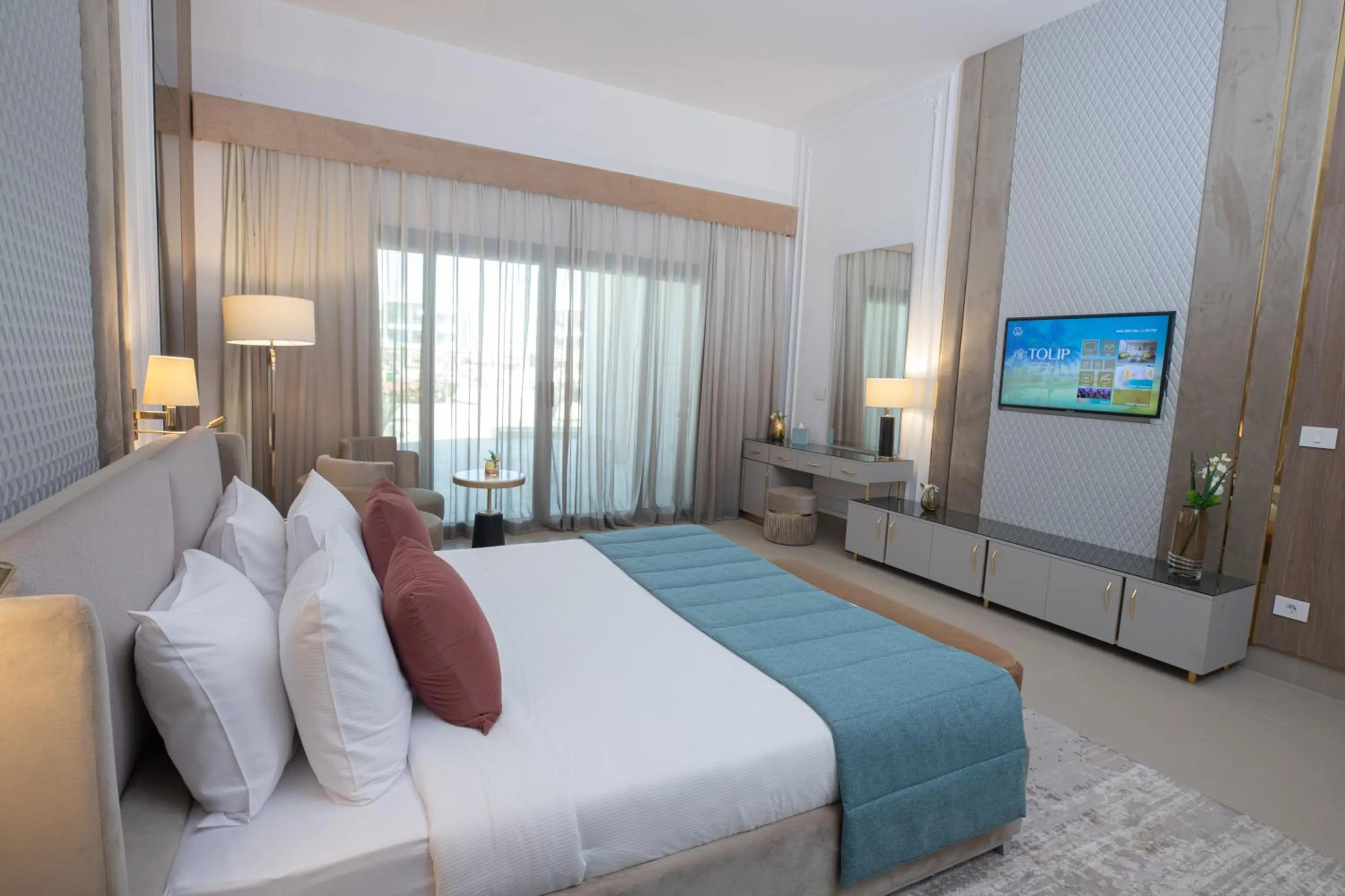 Bedroom in Tolip Olympic International City