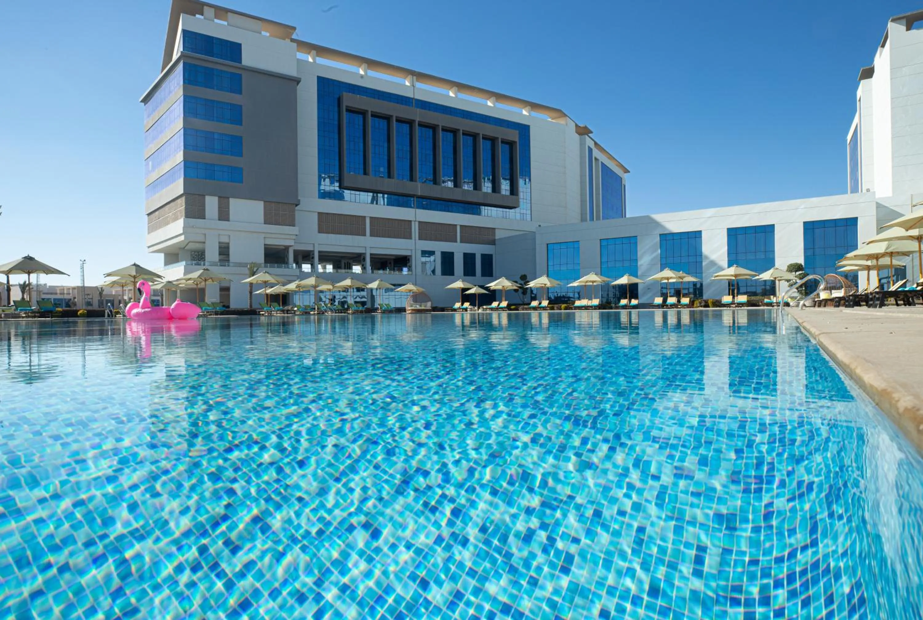Swimming pool in Tolip Olympic International City