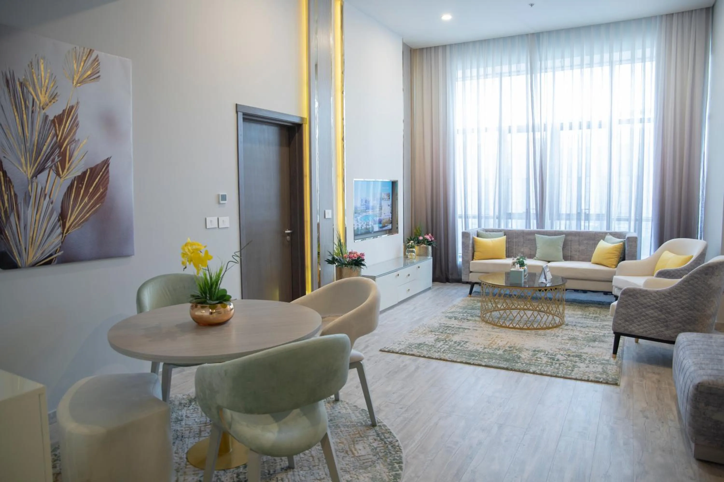 Living room in Tolip Olympic International City