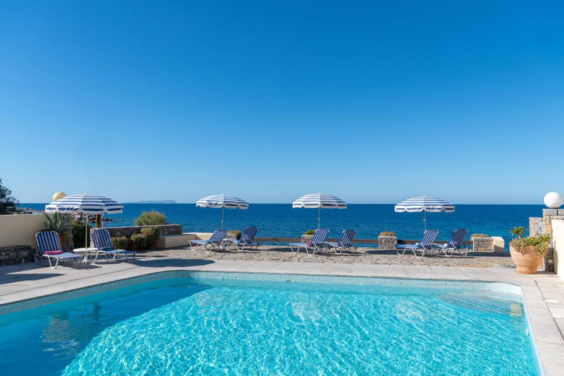 Sea view in Porto Sisi Hotel Apartments