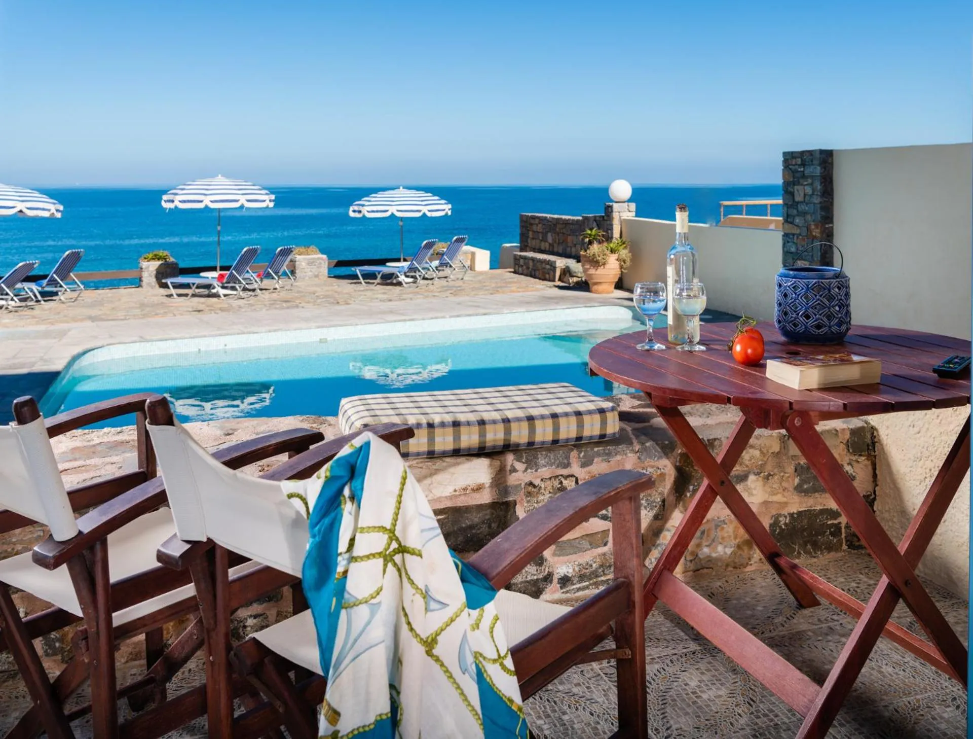 Balcony/Terrace in Porto Sisi Hotel Apartments
