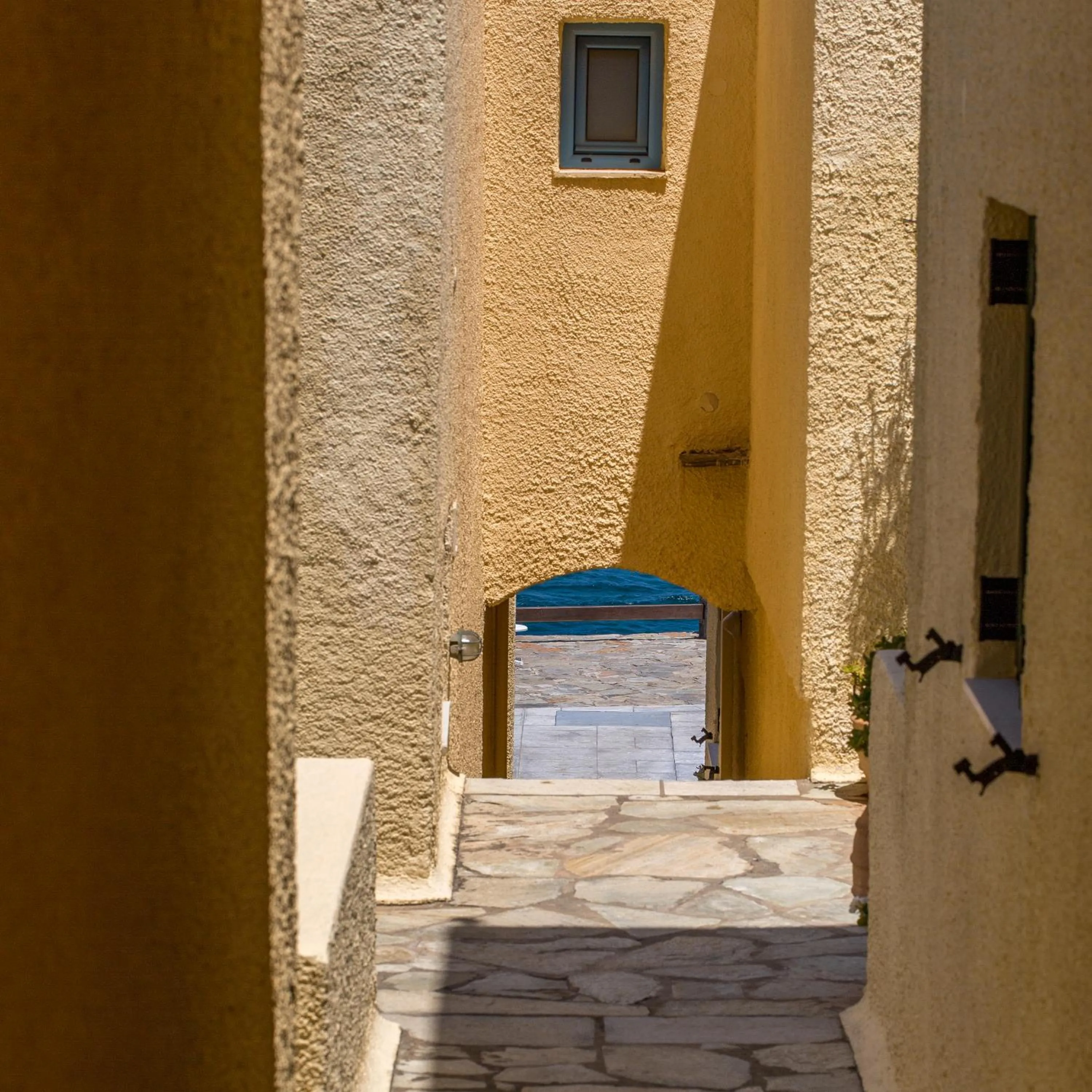 Property building in Porto Sisi Hotel Apartments