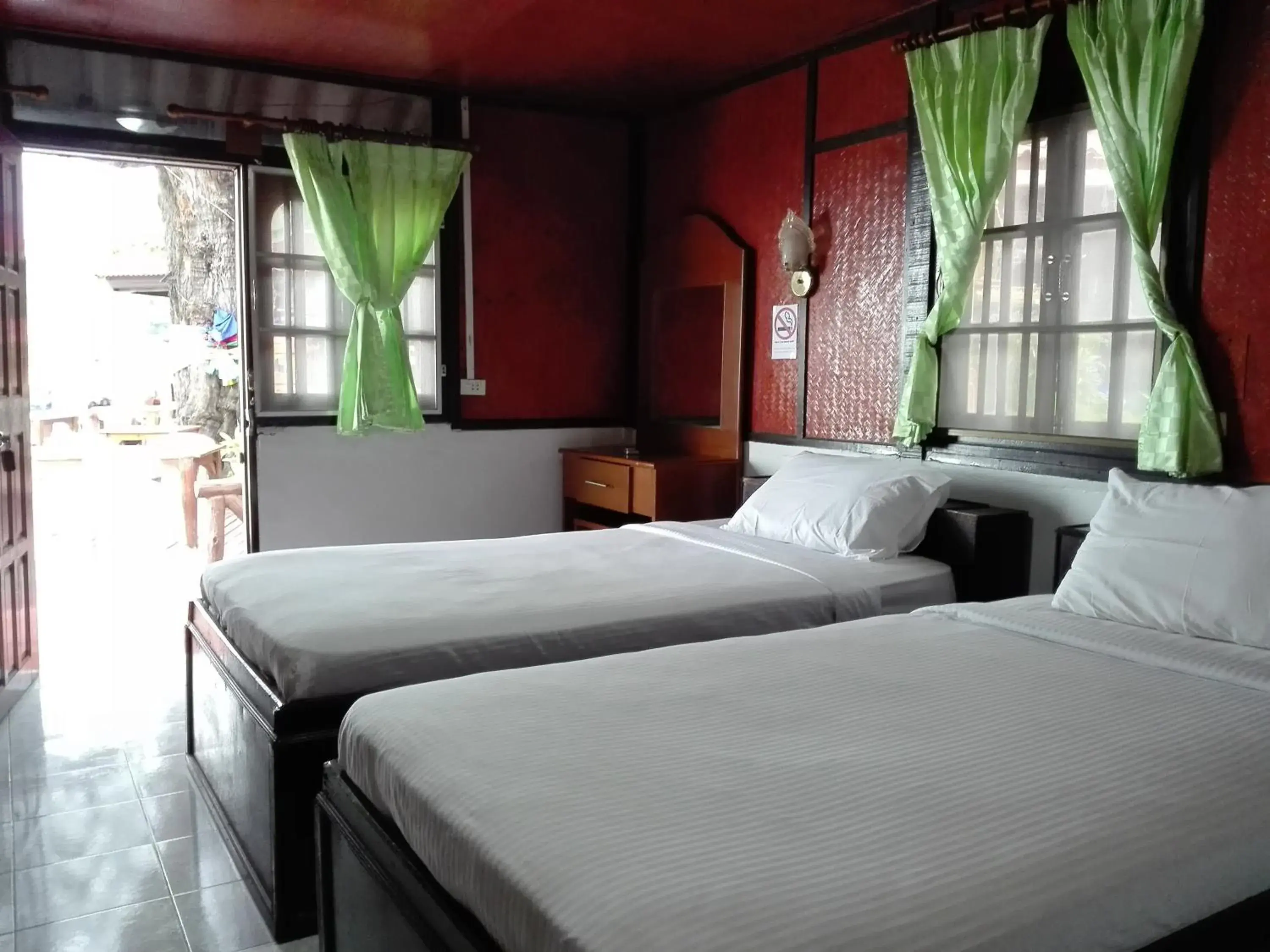 Bed in Haadrin Resort Bed in Haadrin Resort