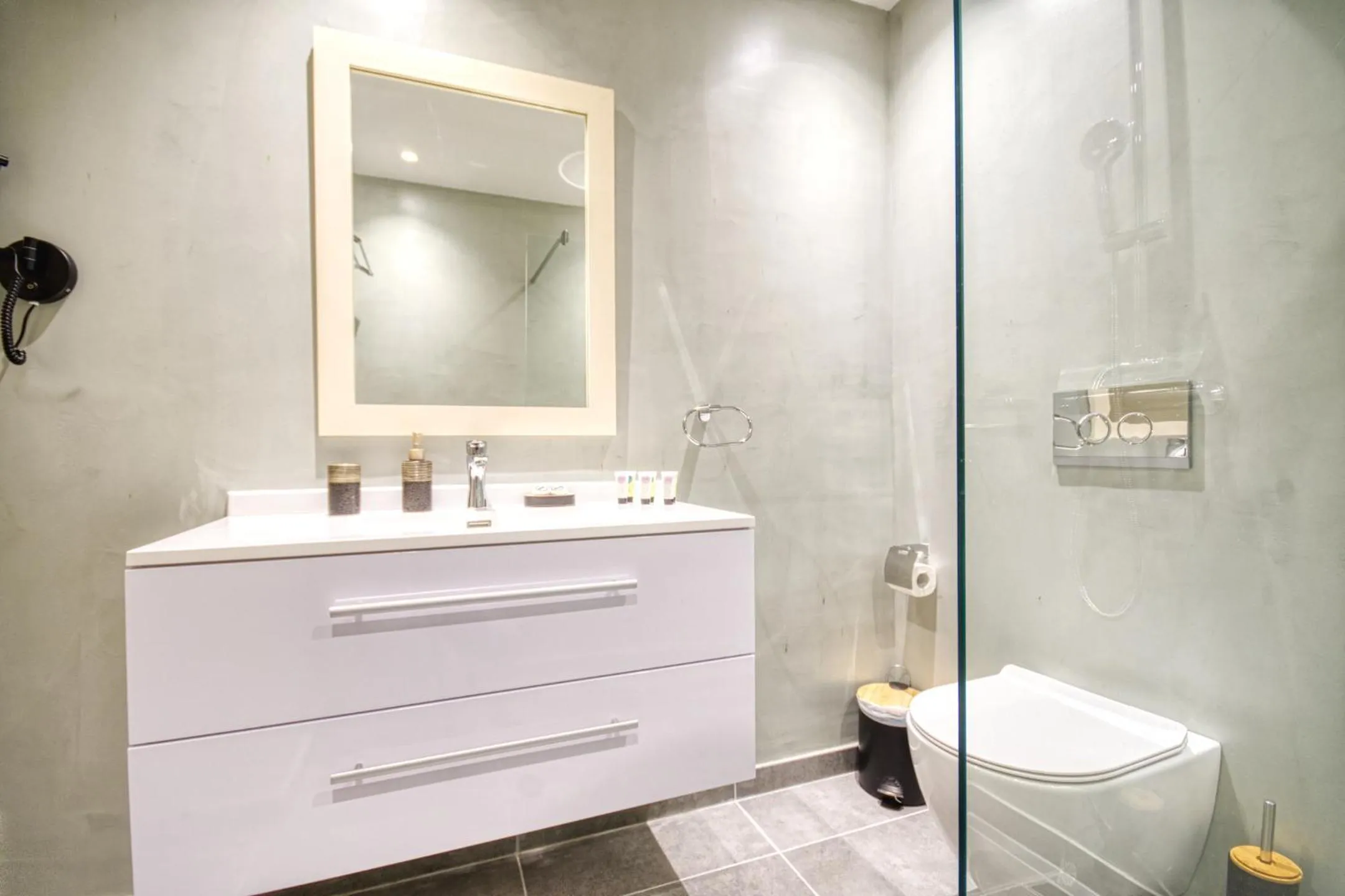 Bathroom in Rhodes Island Elli Beach Apartments