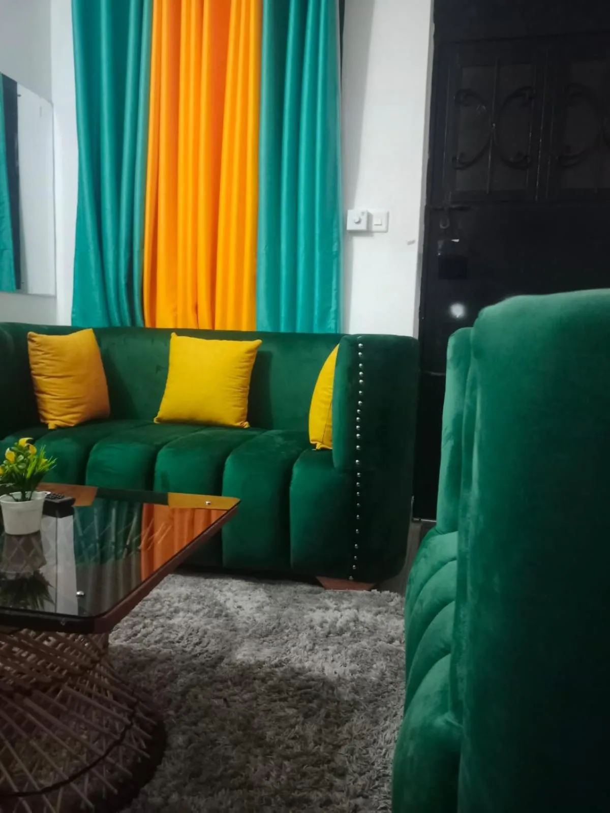 Living room in Royal Studio Apartment