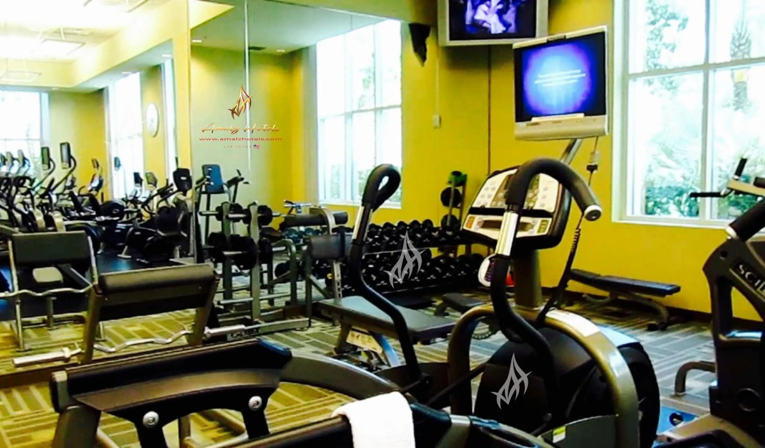 Fitness centre/facilities in Amalz Balcony Suites at Mgm Signature !