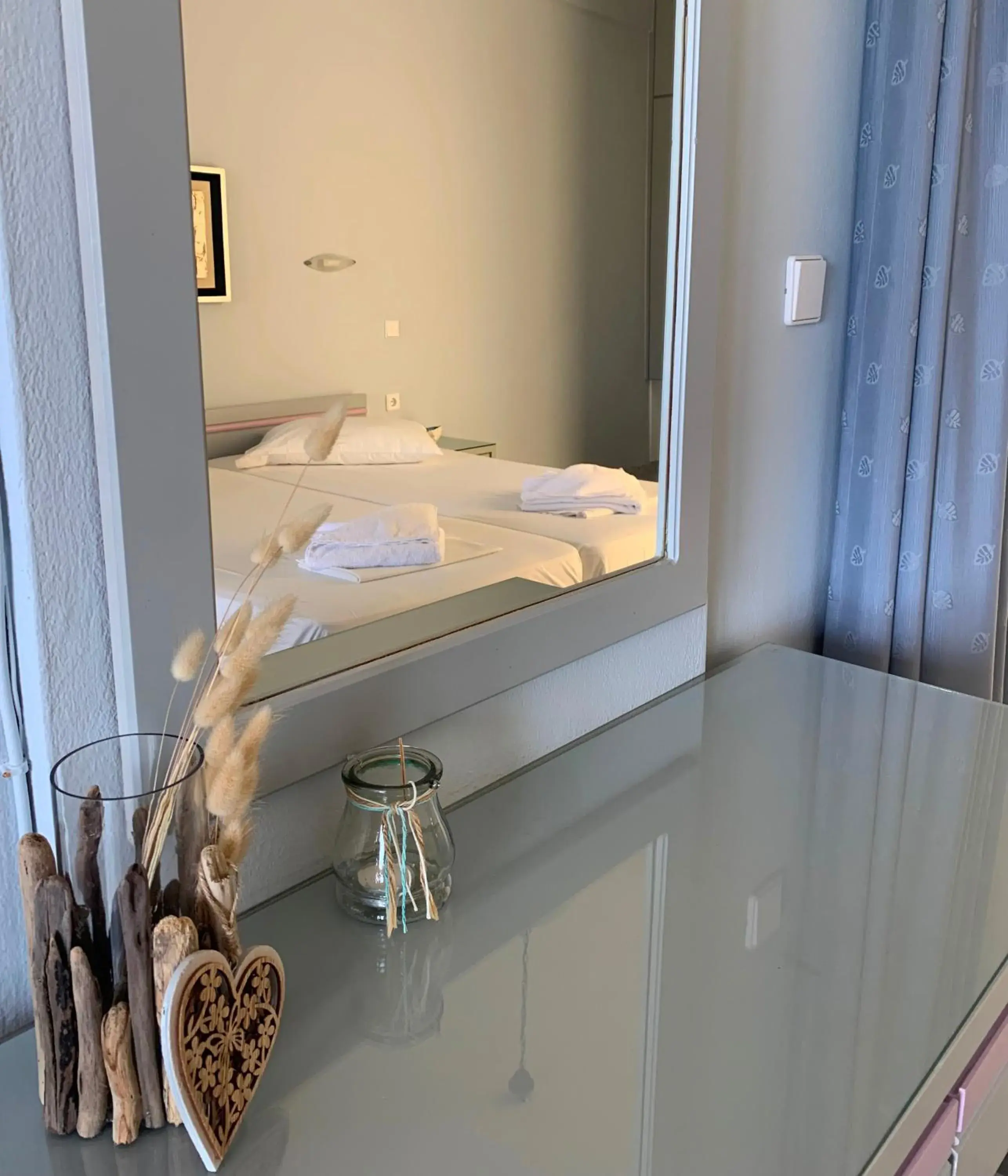 Bed in Ermis Suites Bed in Ermis Suites