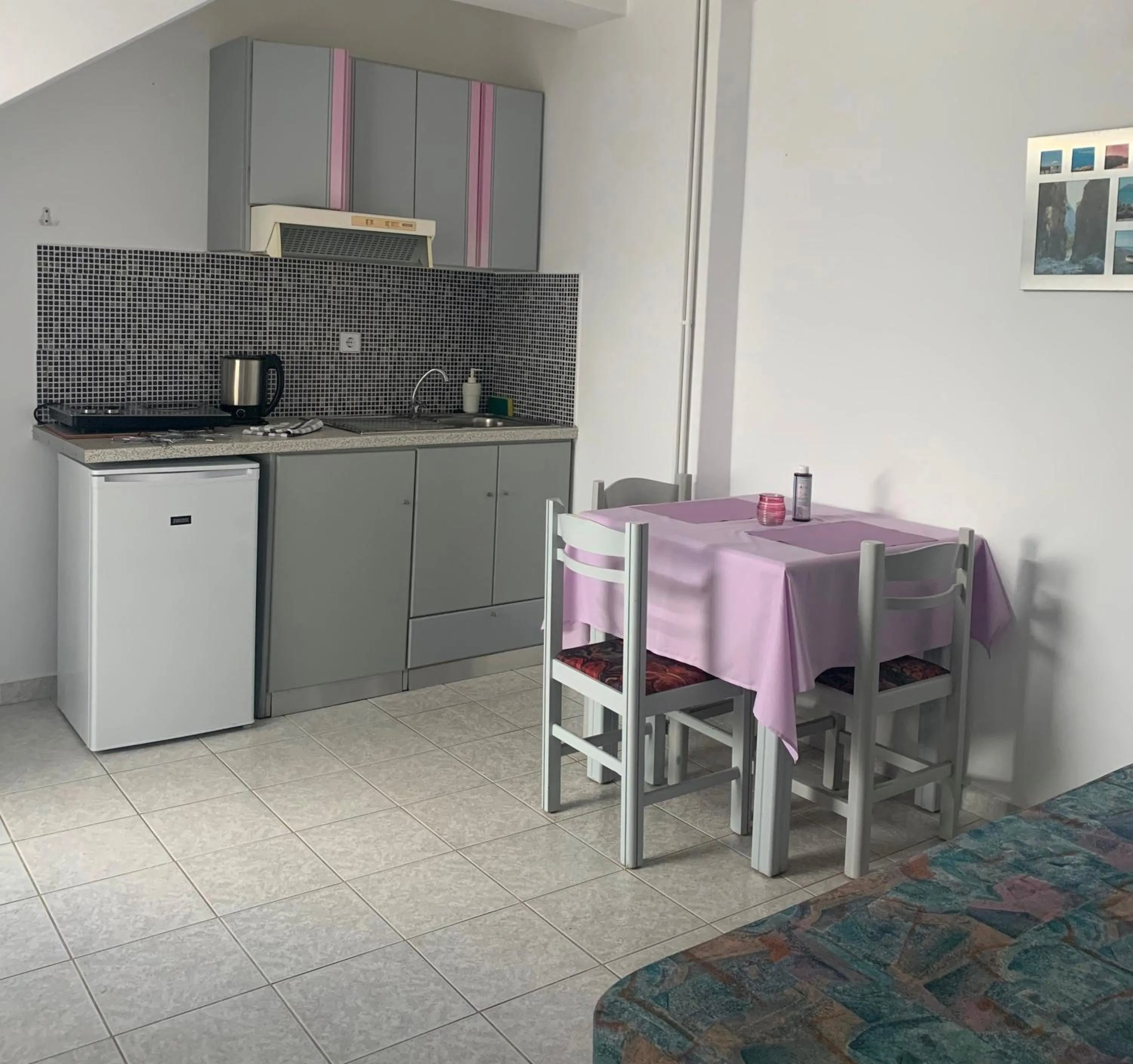 Kitchen or kitchenette in Ermis Suites