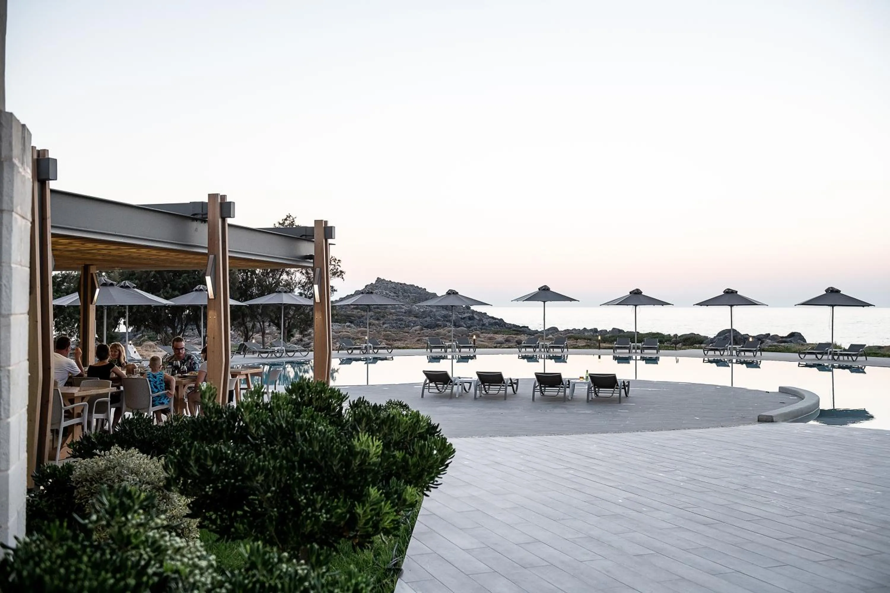 Swimming pool in Kavos Hotel & Suites