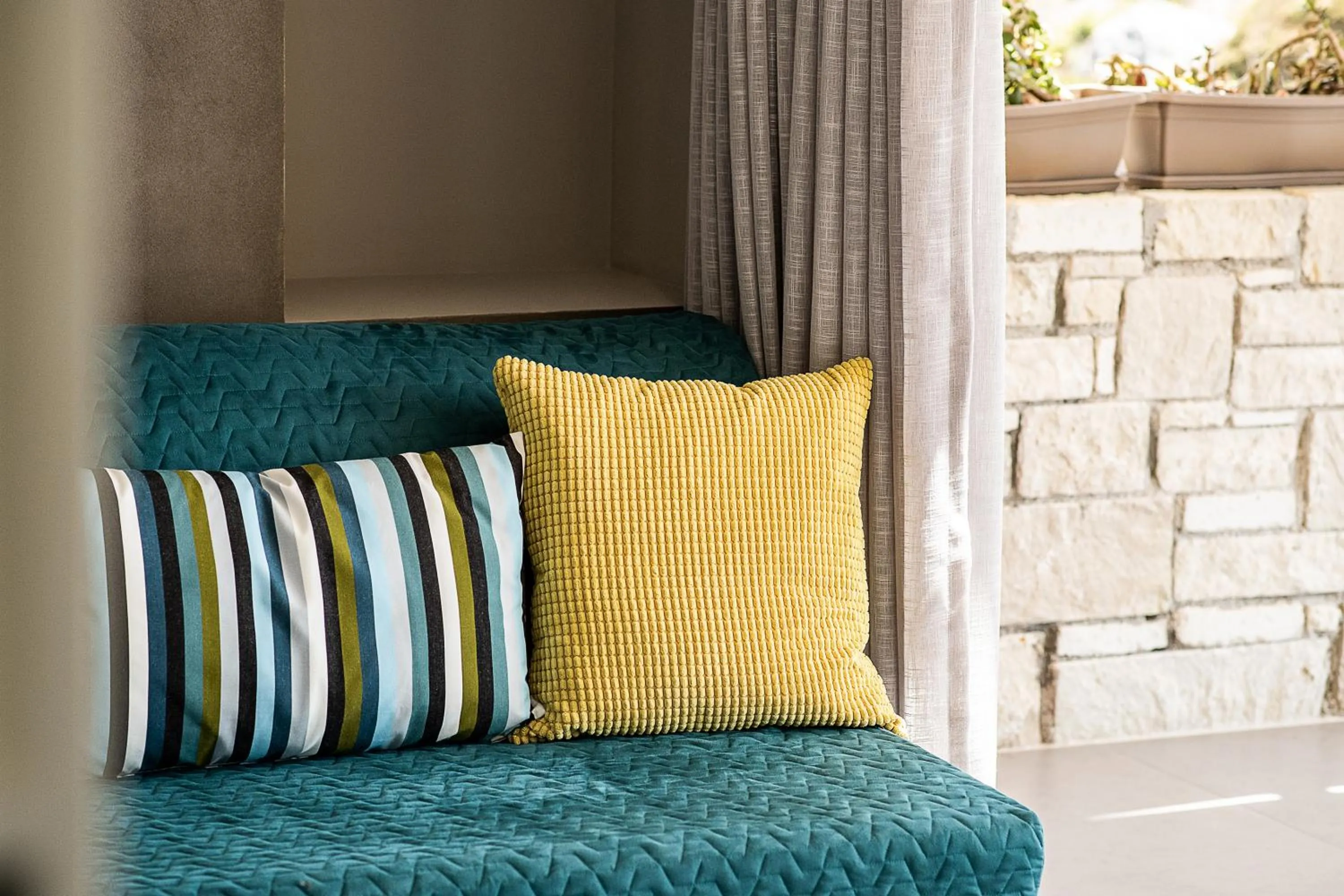 Seating area in Kavos Hotel & Suites