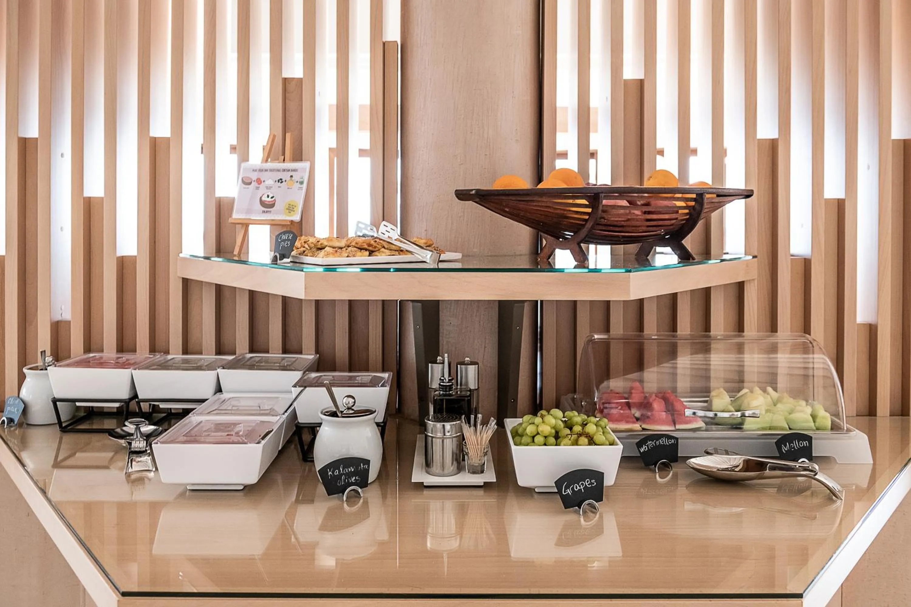 Buffet breakfast in Kavos Hotel & Suites