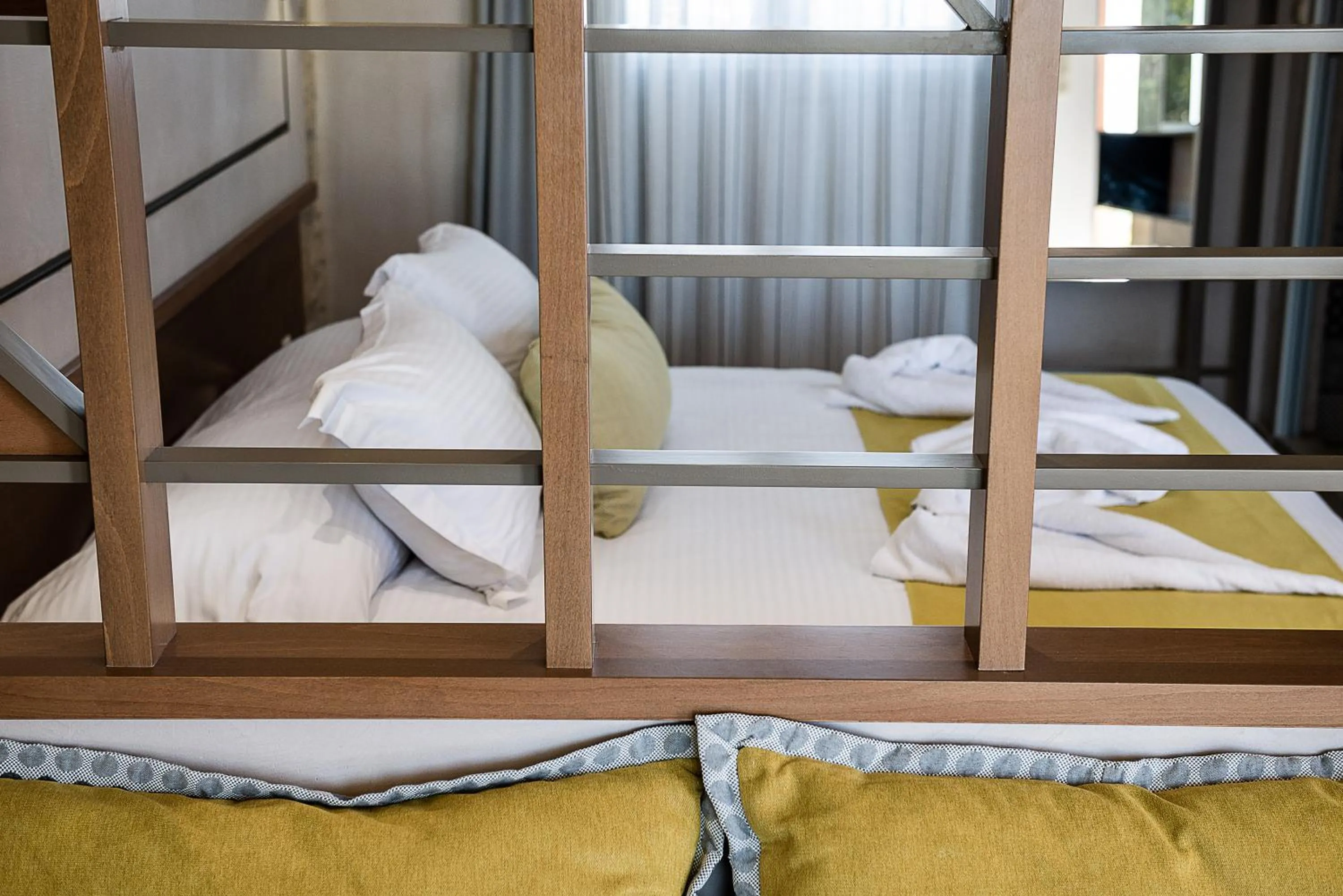 Bed in Kavos Hotel & Suites