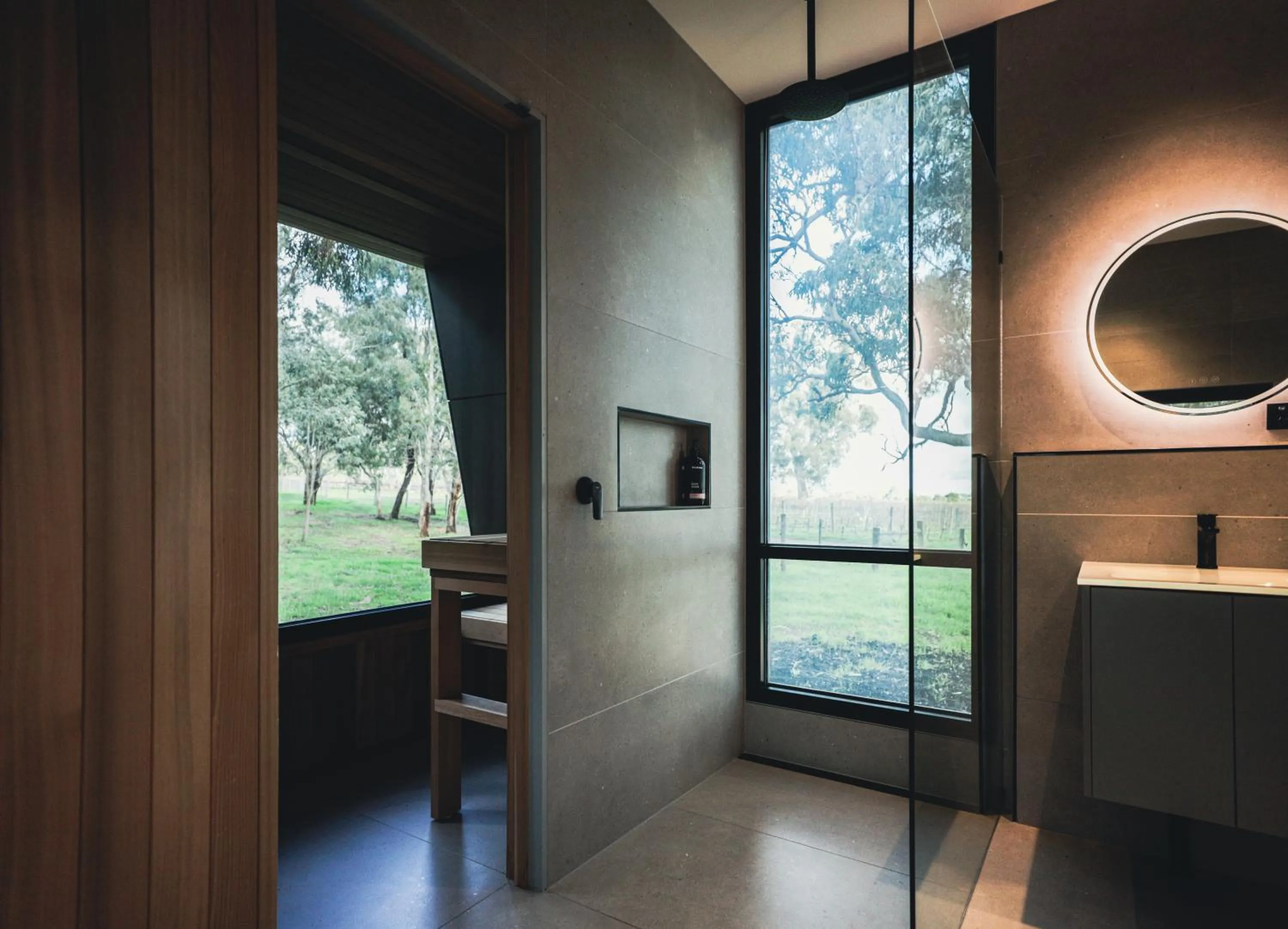 Shower in CABN McLaren Vale