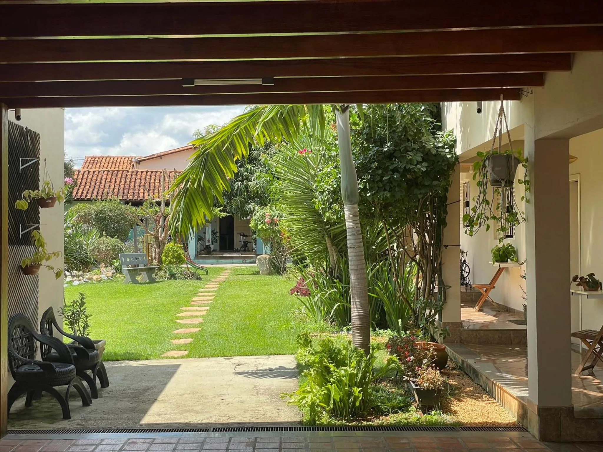 Garden view in Hotel Pousada das Flores