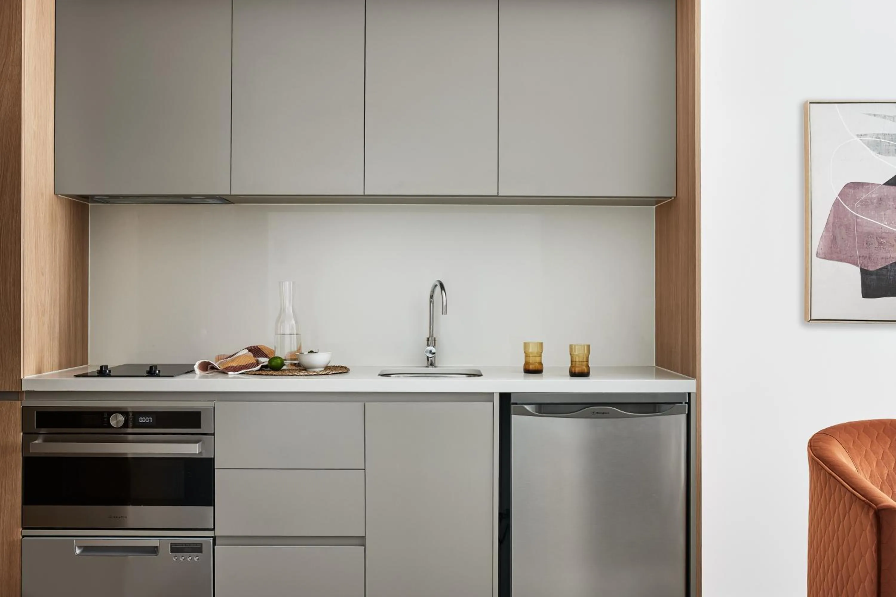 Kitchen or kitchenette in Punthill Parramatta
