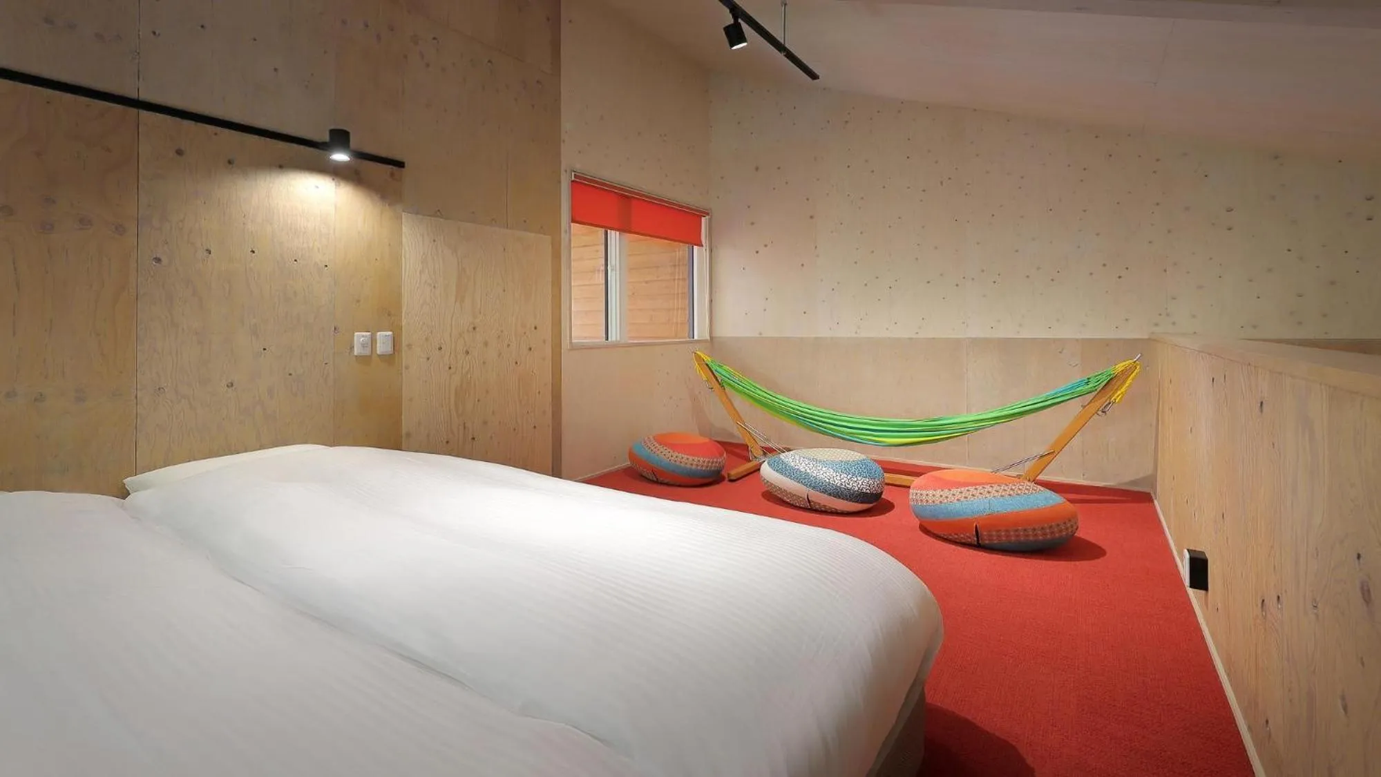 Bed in Onsen Glamping ShimaBlue