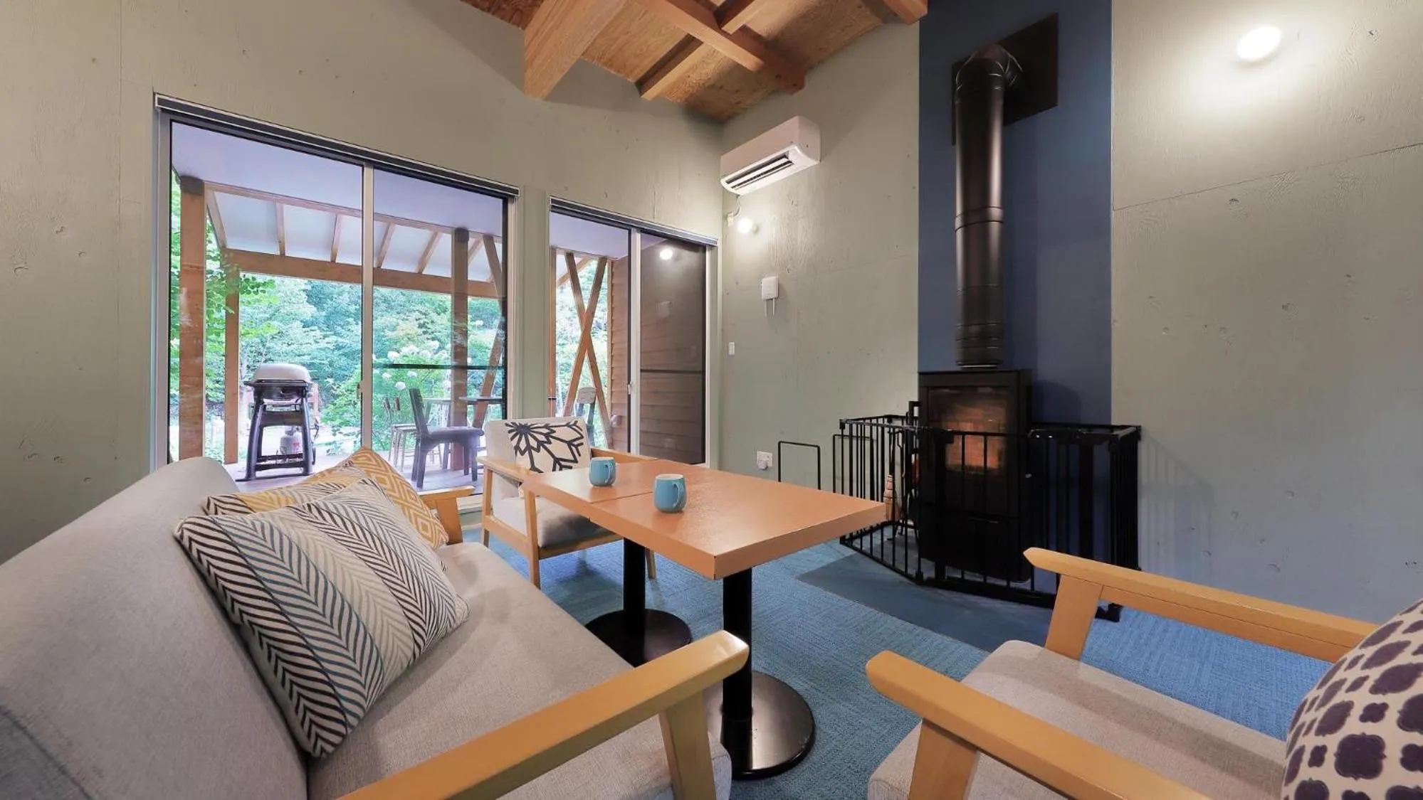 Photo of the whole room in Onsen Glamping ShimaBlue