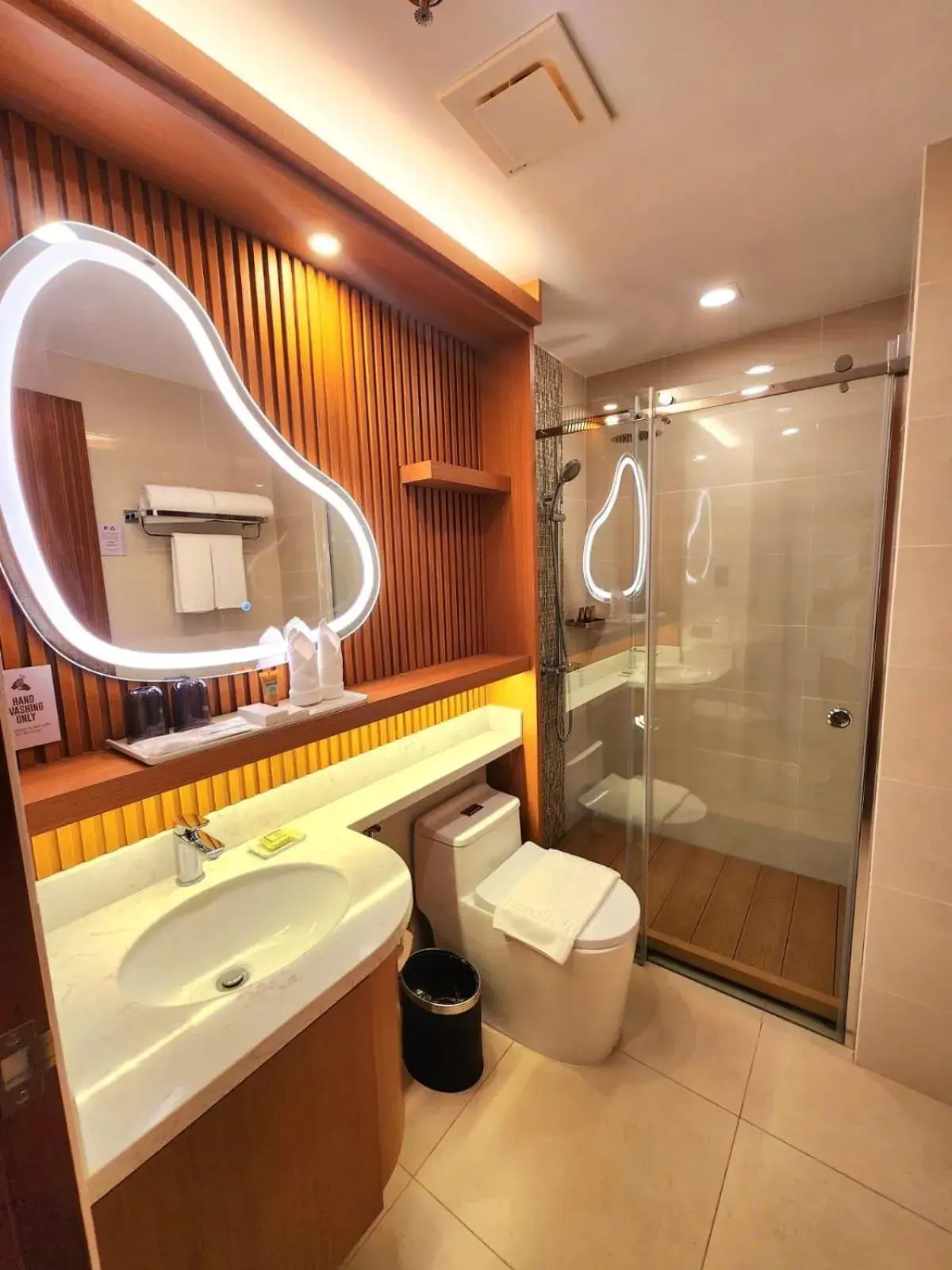 Bathroom in Cebu One Tectona Resort Hotel Bathroom in Cebu One Tectona Resort Hotel