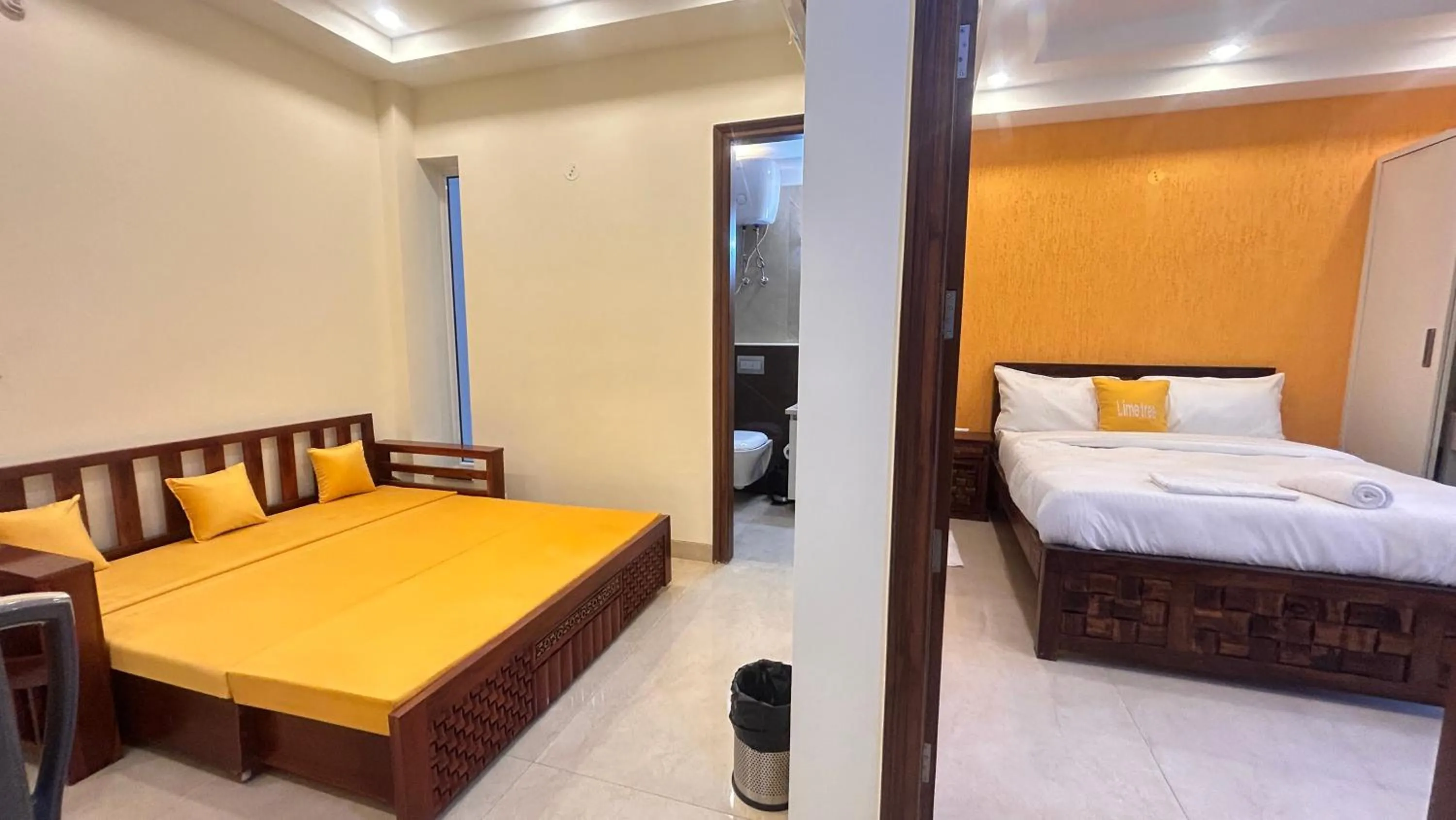 Property building, Bed in Lime Tree 1BHK Serviced Apartment - Medanta Medicity, Gurgaon