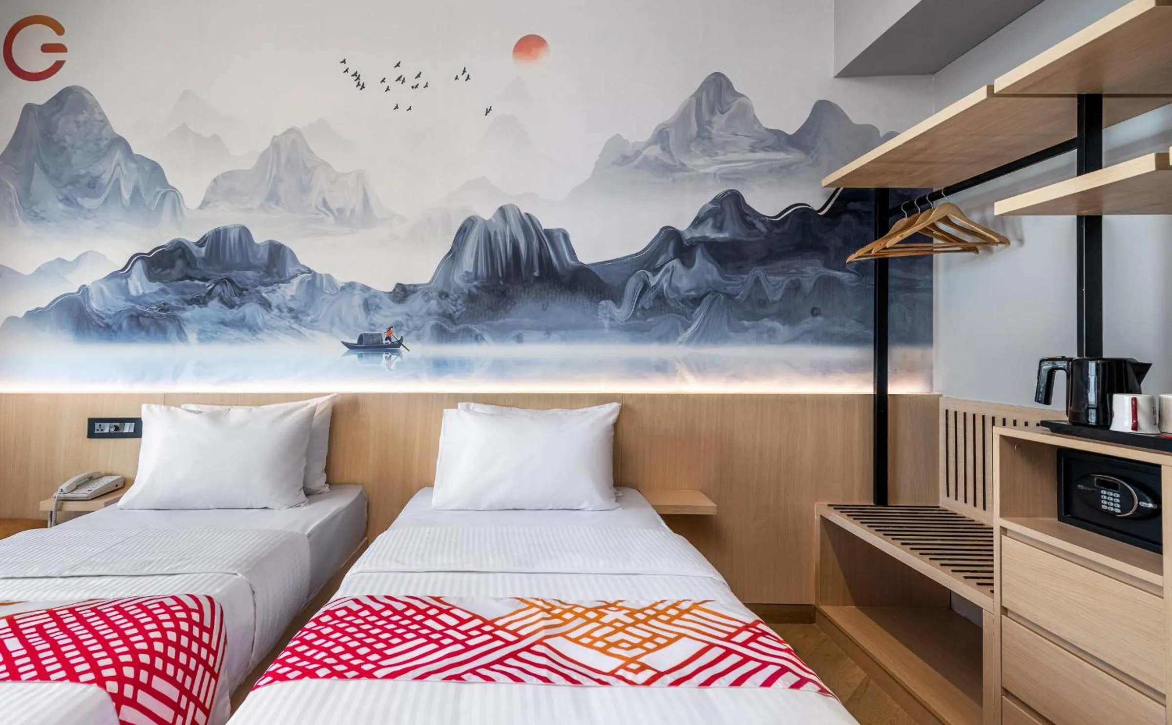 Photo of the whole room, Bed in Ginger Chandigarh, Zirakpur