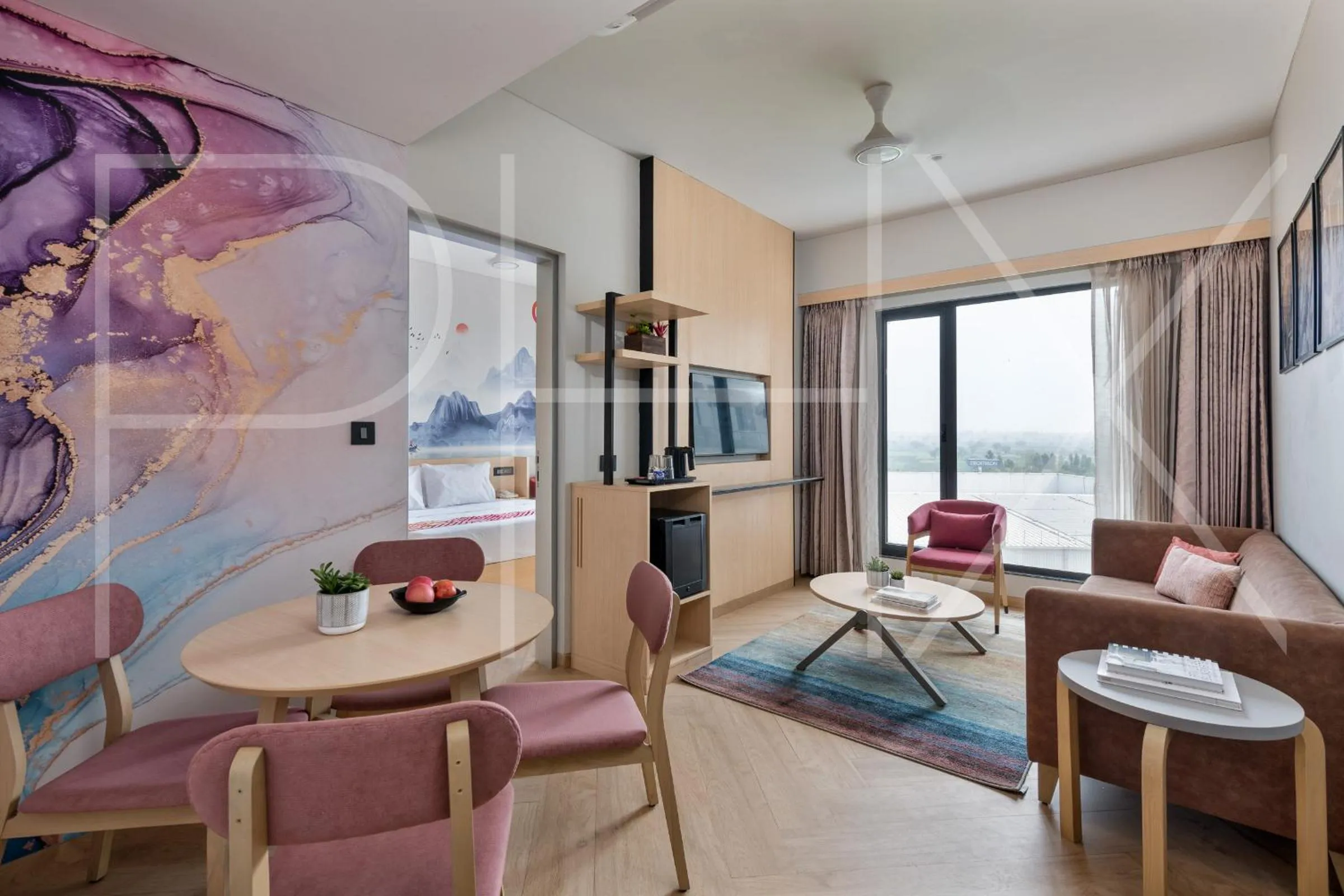 Living room in Ginger Chandigarh, Zirakpur