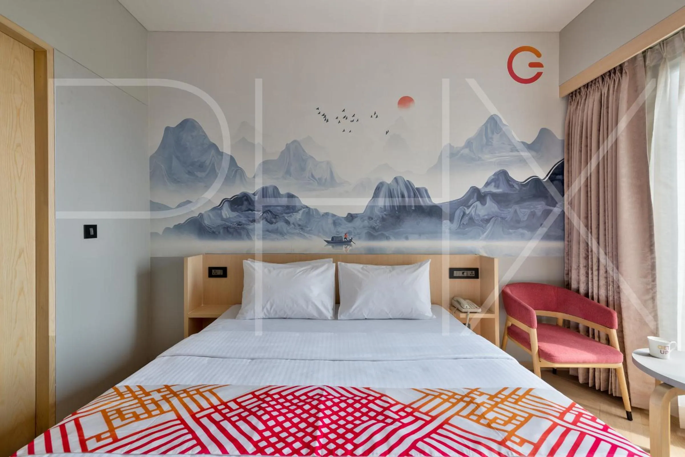 Photo of the whole room, Bed in Ginger Chandigarh, Zirakpur